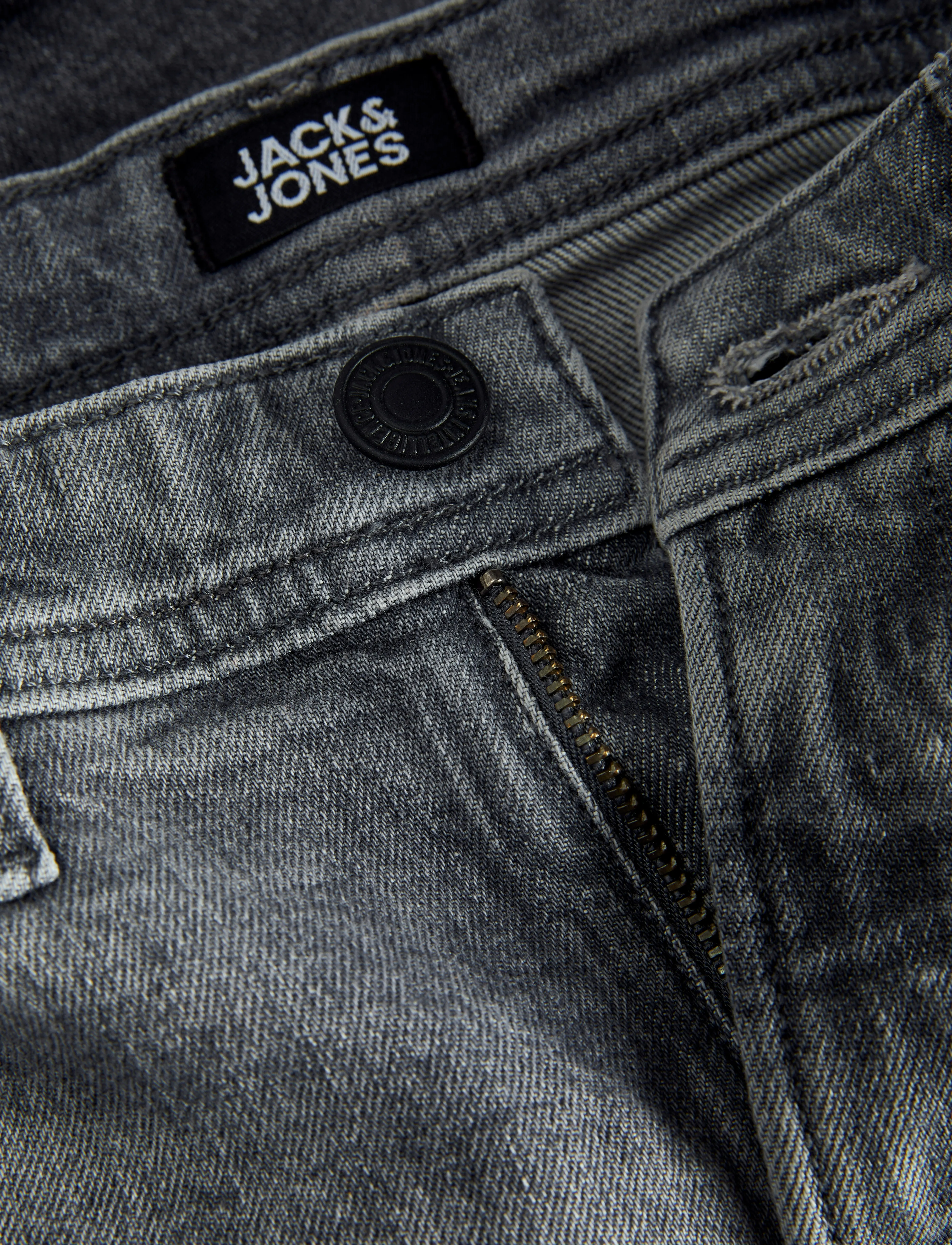 Jack & Jones - JJIRICK JJORIGINAL SHORTS AM 360 SN JNR - denimshorts - grey denim - 4