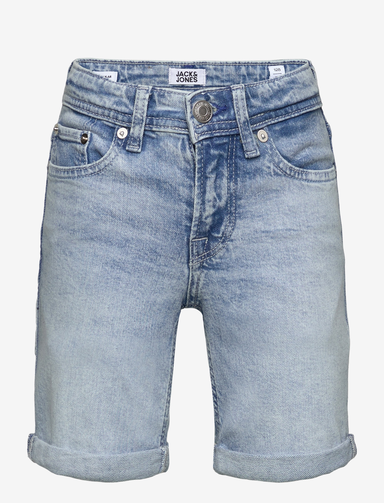Jack & Jones - JJIRICK JJORIGINAL SHORTS AM 360 SN JNR - lühikesed teksapüksid - light blue denim - 1