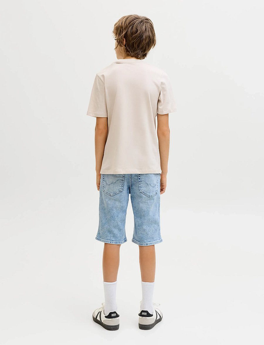 Jack & Jones - JJIRICK JJORIGINAL SHORTS AM 360 SN JNR - short en jeans - light blue denim - 3