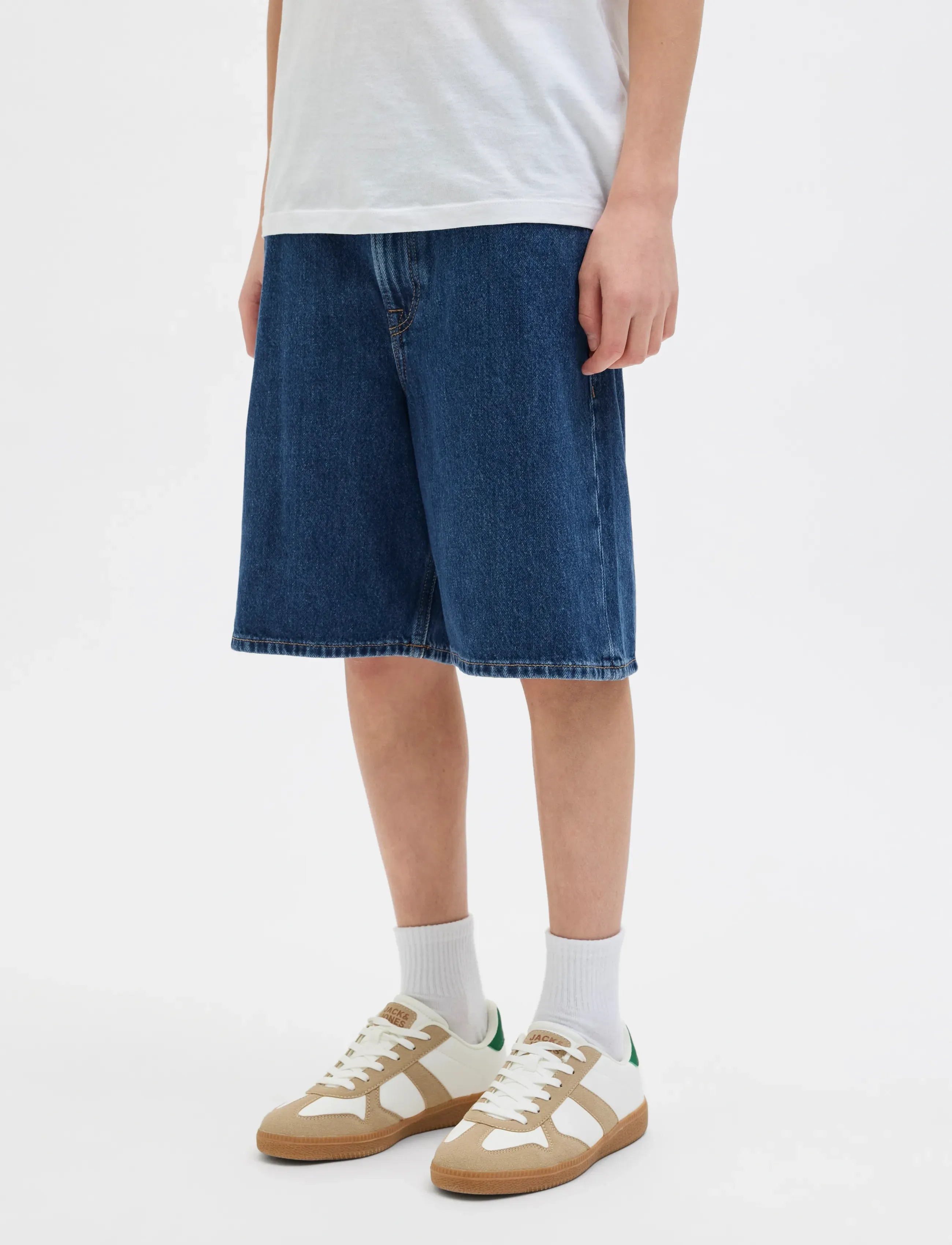 Jack & Jones JJITONY JJORIGINAL SHORTS AKM 723 SN JNR - Jeansshorts - BLUE DENIM / blue