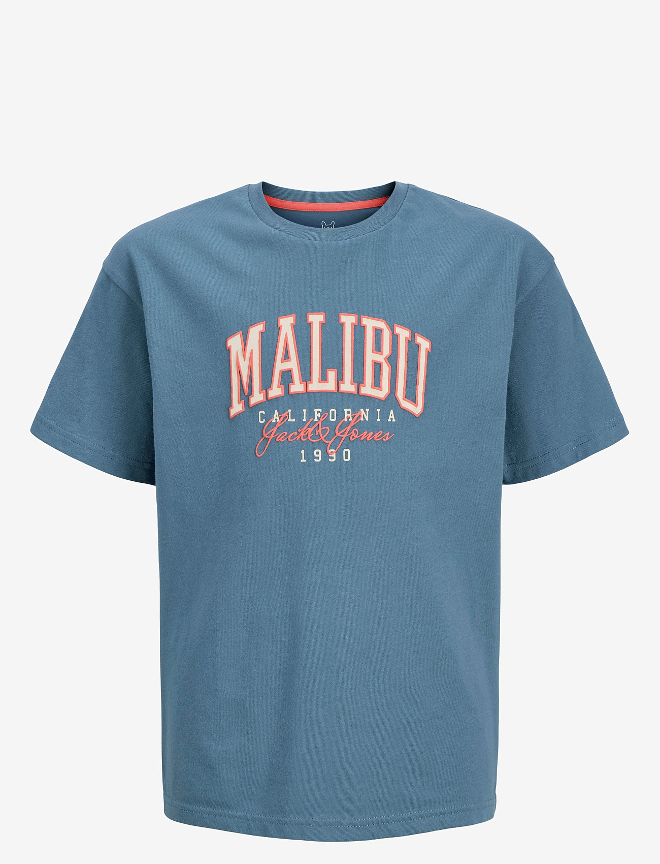 Jack & Jones - JJDETROIT TEE SS CREW NECK JNR - kortærmede t-shirts - oceanview - 0