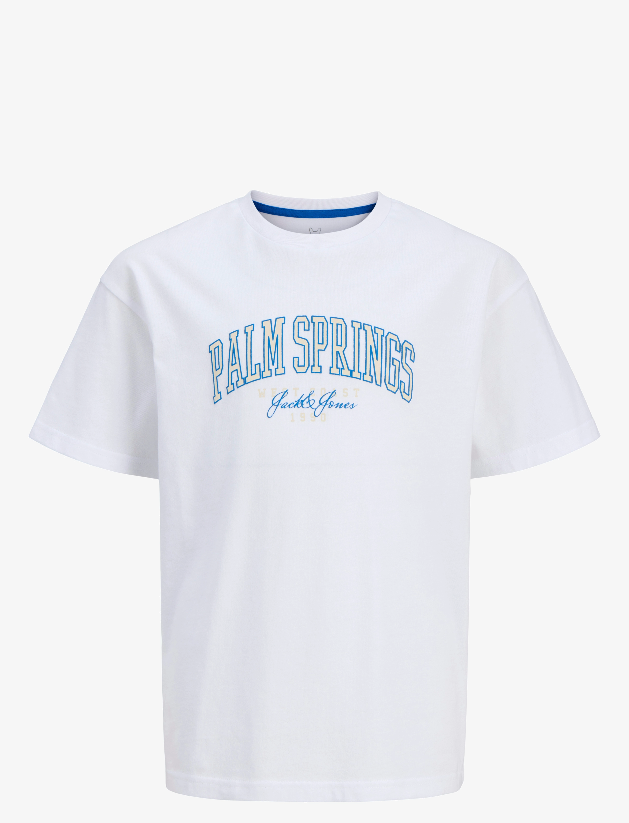 Jack & Jones JJDETROIT TEE SS CREW NECK JNR - Kids 98-134 - WHITE / white