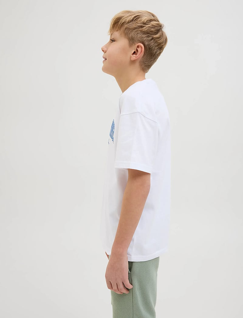 Jack & Jones - JJDETROIT TEE SS CREW NECK JNR - white - 4