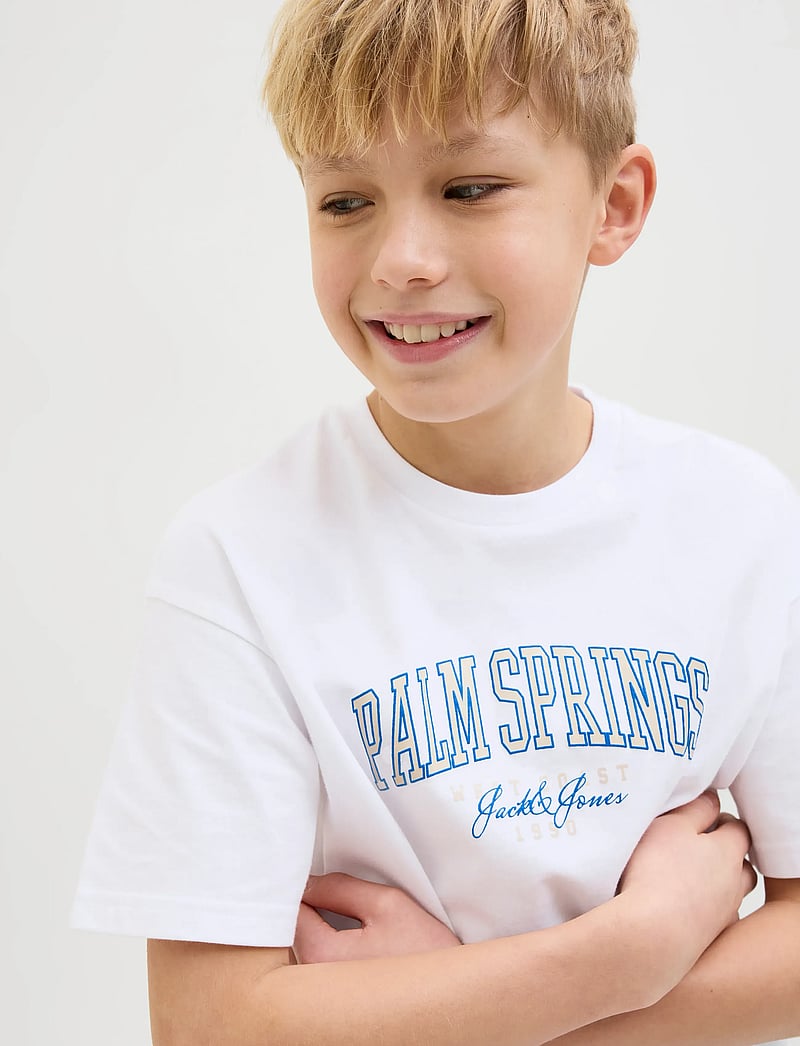 Jack & Jones - JJDETROIT TEE SS CREW NECK JNR - white - 5