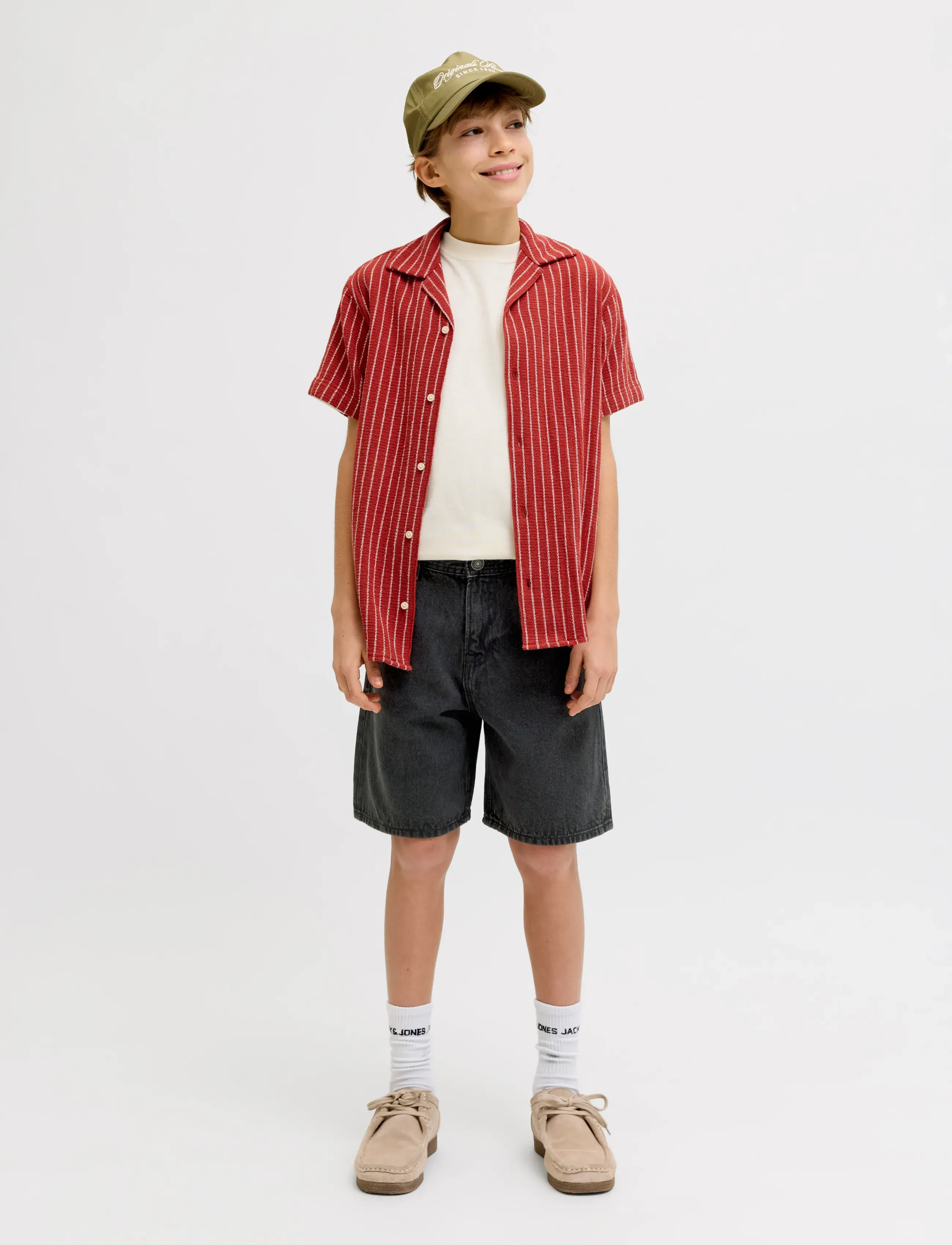 Jack & Jones - JJITONY JJORIGINAL SHORTS AKM 823 JNR - short en jeans - black denim - 4