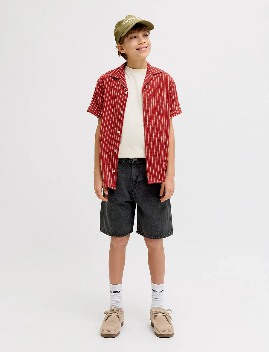 Jack & Jones - JJITONY JJORIGINAL SHORTS AKM 823 JNR - short en jeans - black denim - 4