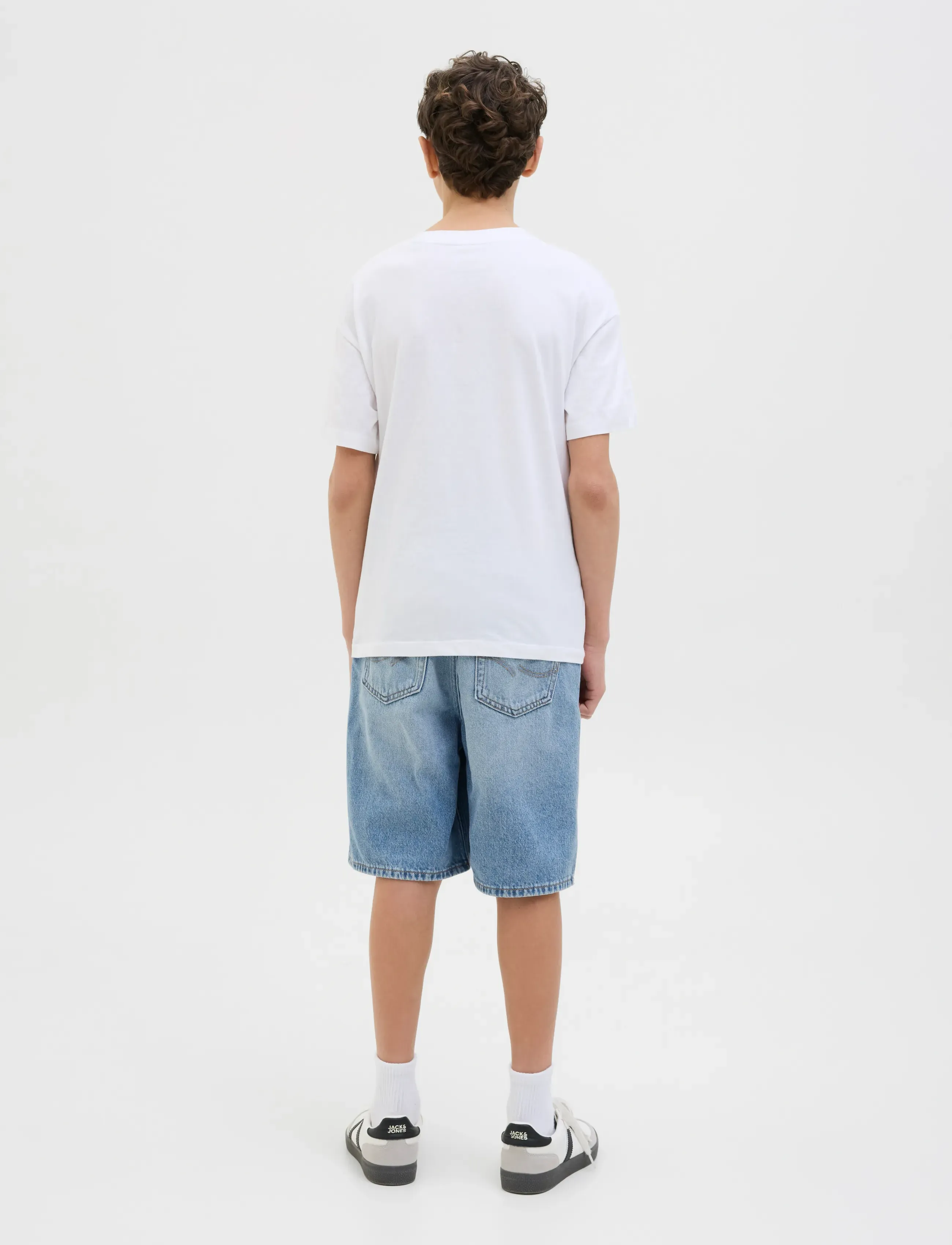 Jack & Jones - JJITONY JJORIGINAL SHORTS AKM 920 SN JNR - jeansshorts - blue denim - 3