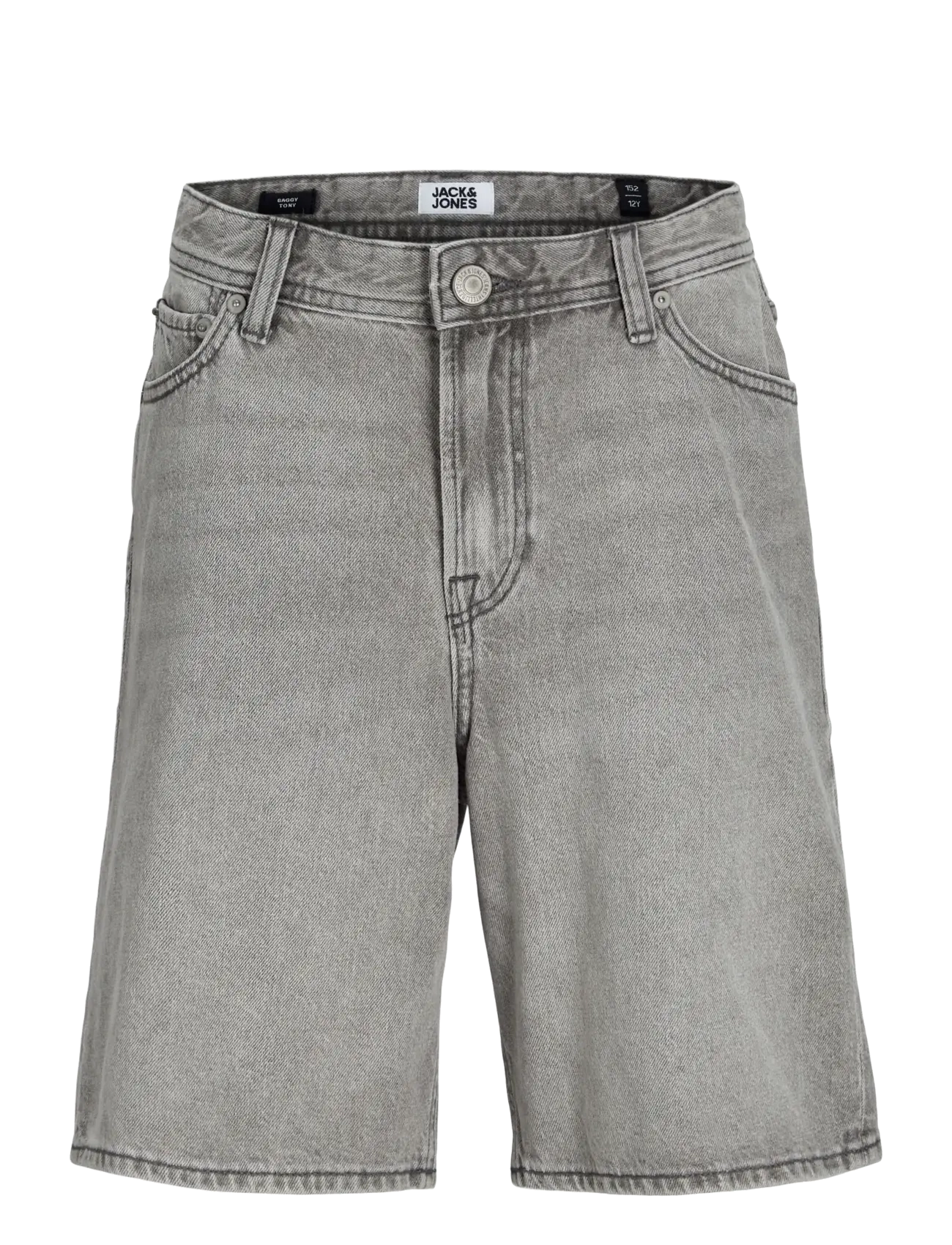 Jack & Jones JJITONY JJORIGINAL SHORTS AKM 928 SN JNR - Shorts - GREY DENIM / grey