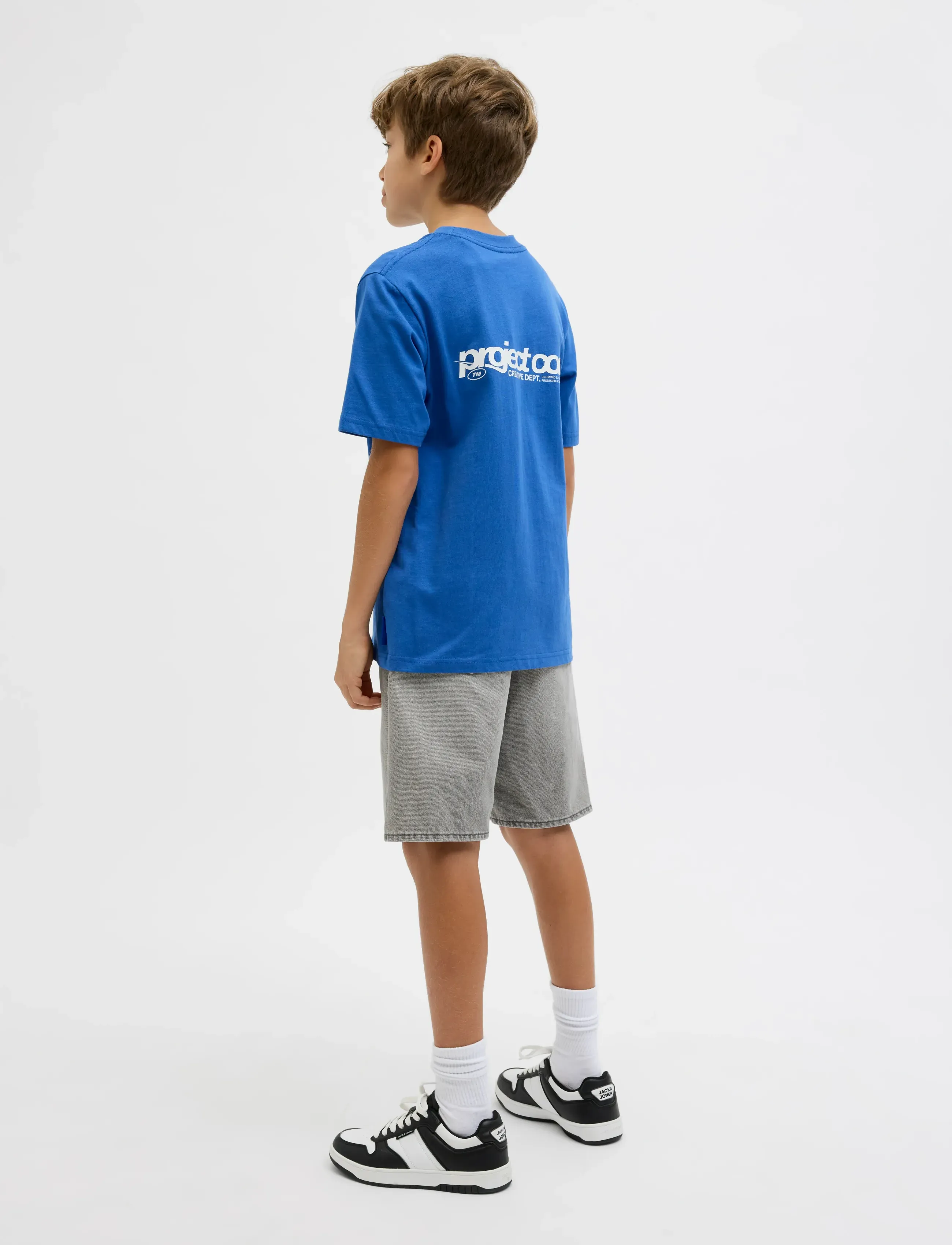 Jack & Jones - JJITONY JJORIGINAL SHORTS AKM 928 SN JNR - short en jeans - grey denim - 3