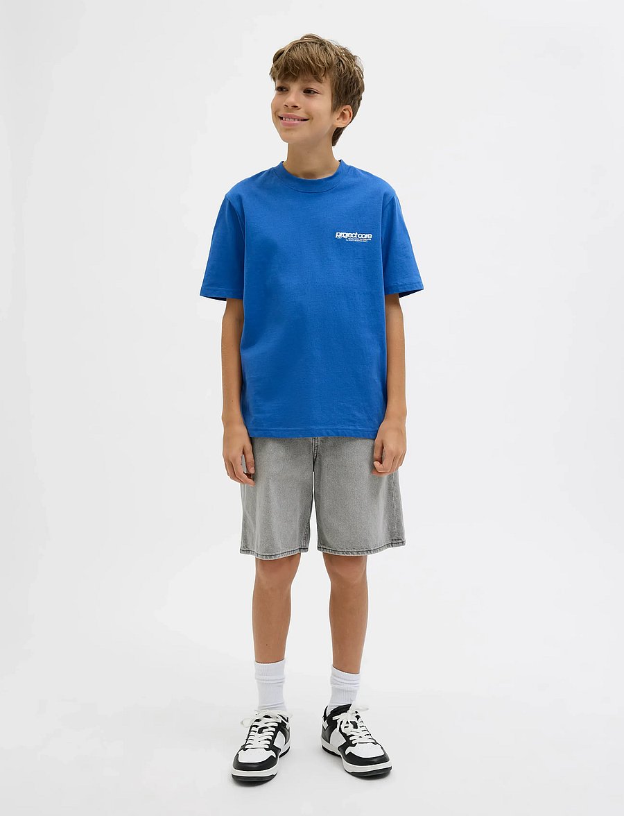 Jack & Jones - JJITONY JJORIGINAL SHORTS AKM 928 SN JNR - jeansshorts - grey denim - 4