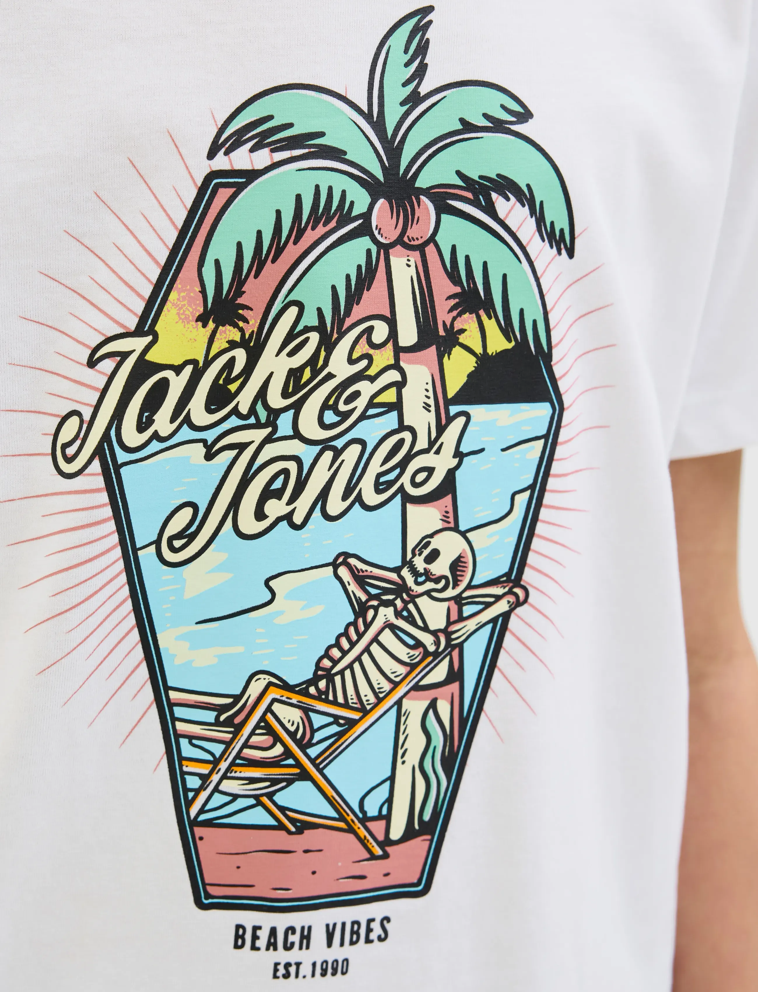 Jack & Jones - JJELIJAH TEE SS CREW NECK JNR - white - 3