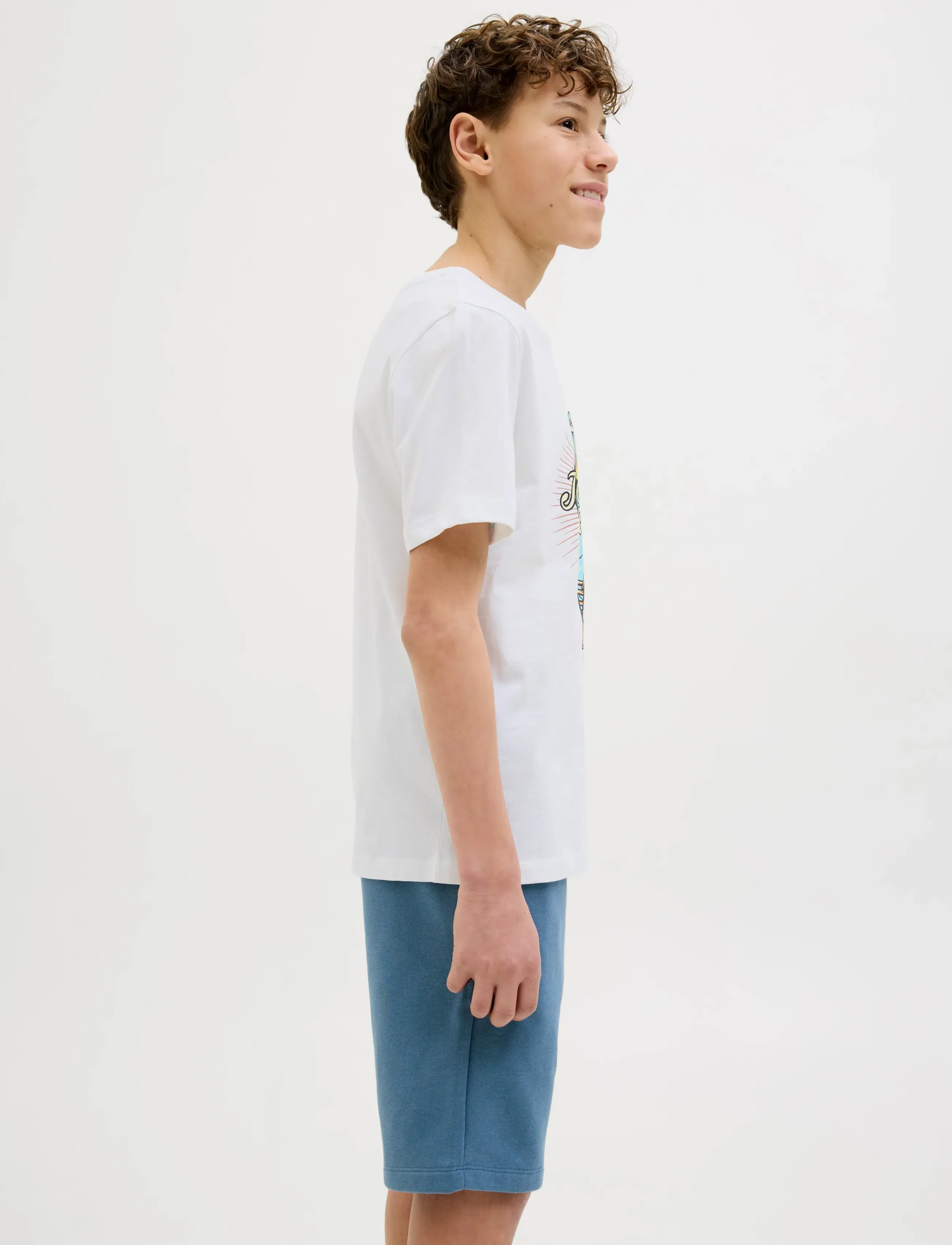 Jack & Jones - JJELIJAH TEE SS CREW NECK JNR - white - 4
