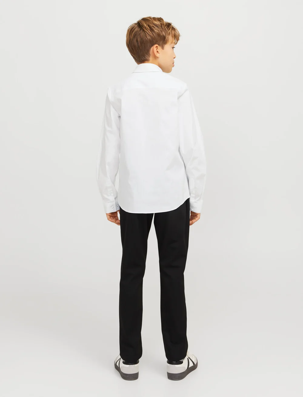 Jack & Jones - JJEAXEL STRETCH SHIRT LS NOOS JNR - koszule z długimi rękawami - white - 2