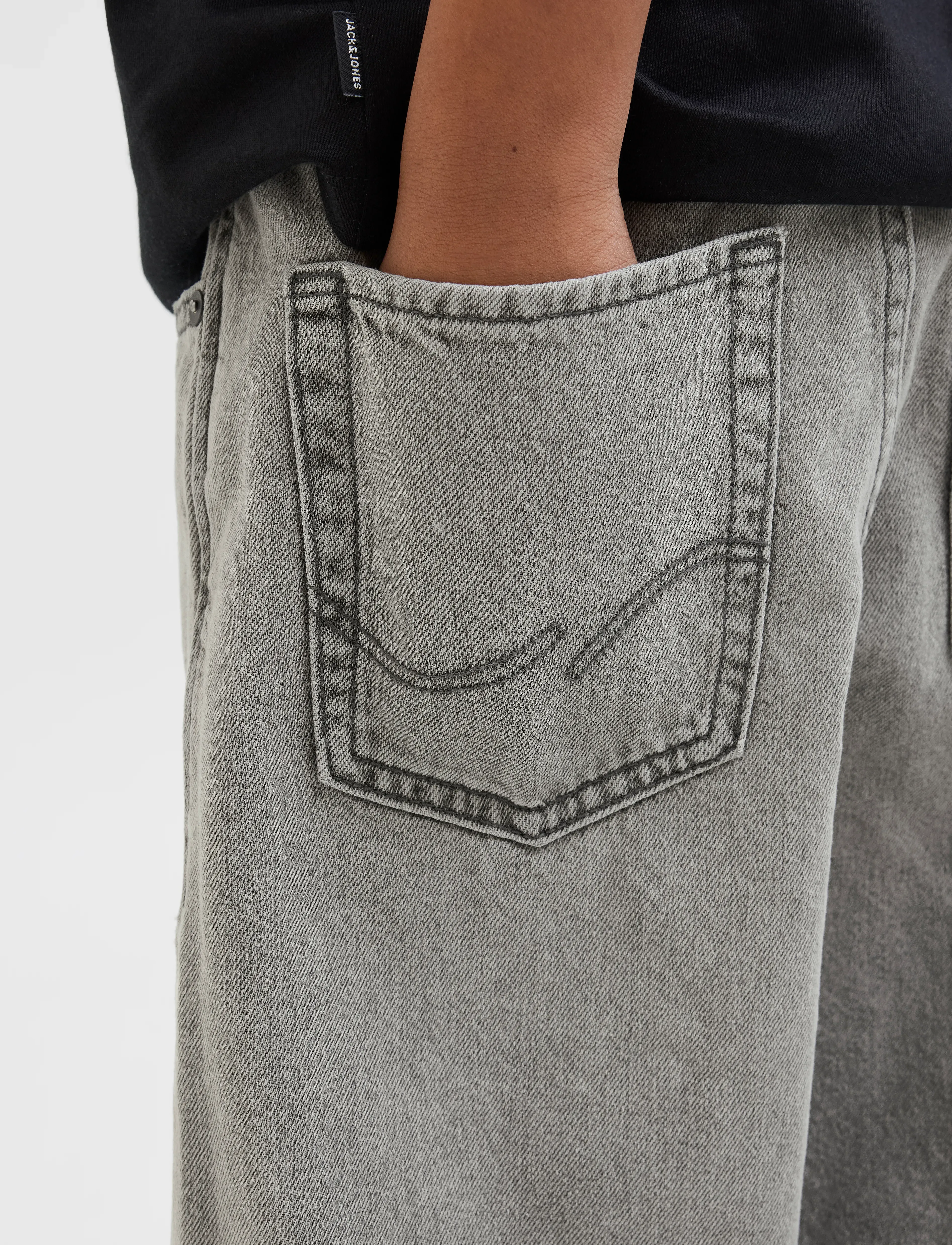 Jack & Jones - JJIALEX JJORIGINAL AKM 554 NOOS JNR - regular jeans - grey denim - 4
