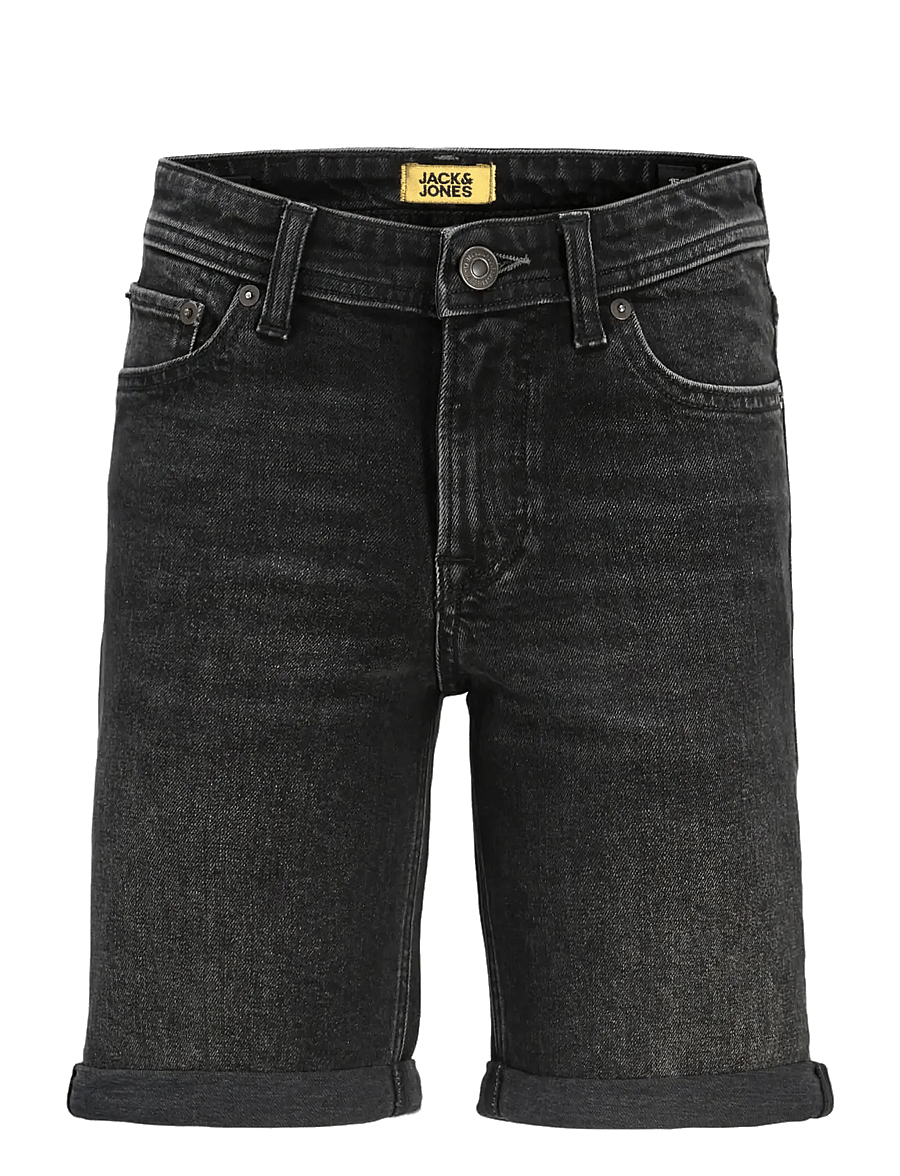 Jack & Jones - JJIRICK JJORIGINAL SHORTS AM 360 SN MNI - jeansshorts - black denim - 0