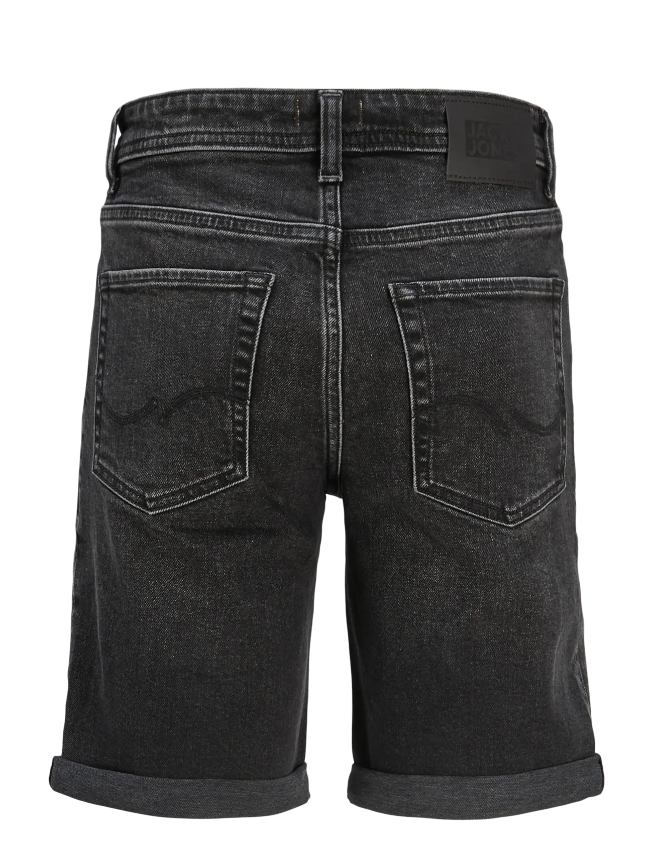 Jack & Jones - JJIRICK JJORIGINAL SHORTS AM 360 SN MNI - short en jeans - black denim - 1