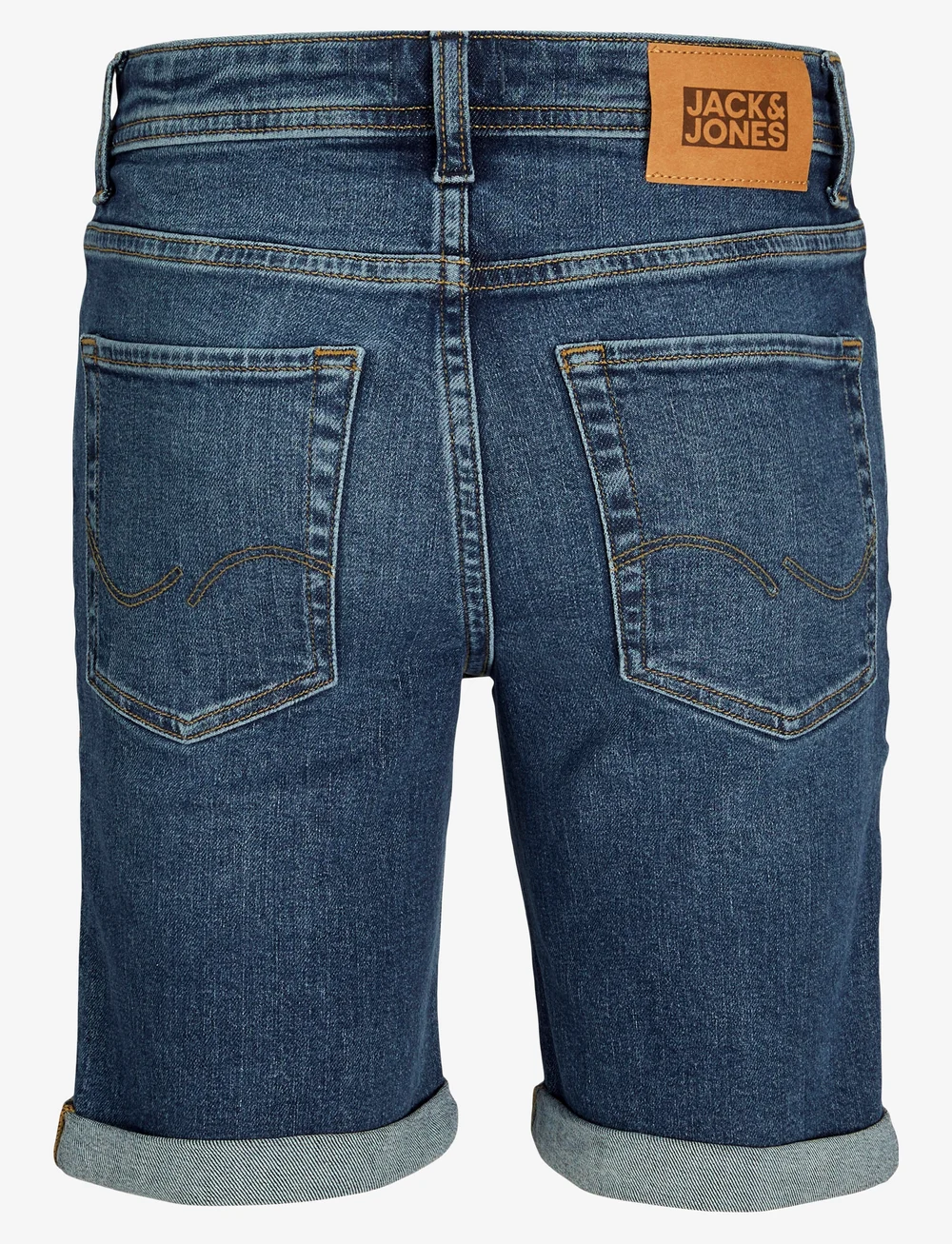 Jack & Jones - JJIRICK JJORIGINAL SHORTS AM 360 SN MNI - jeansshorts - blue denim - 1