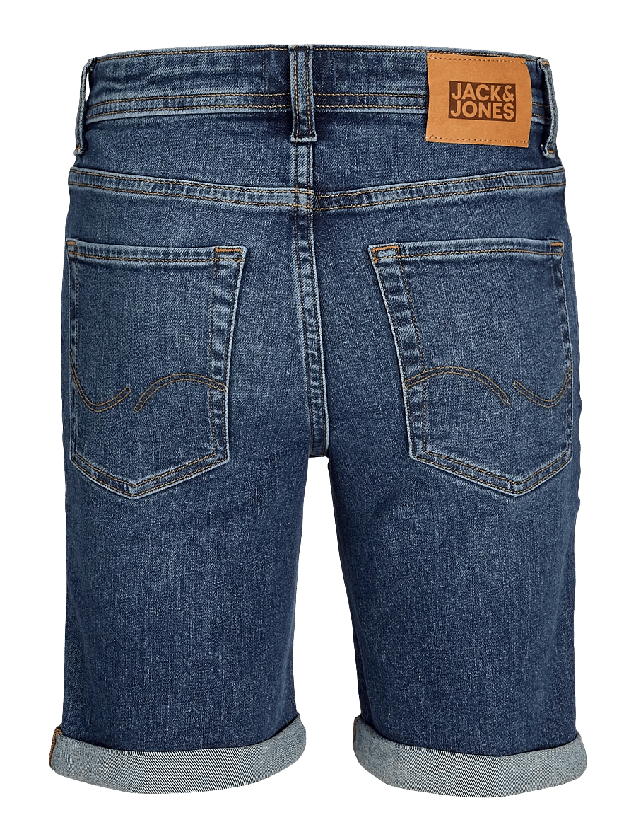 Jack & Jones - JJIRICK JJORIGINAL SHORTS AM 360 SN MNI - jeansshorts - blue denim - 1