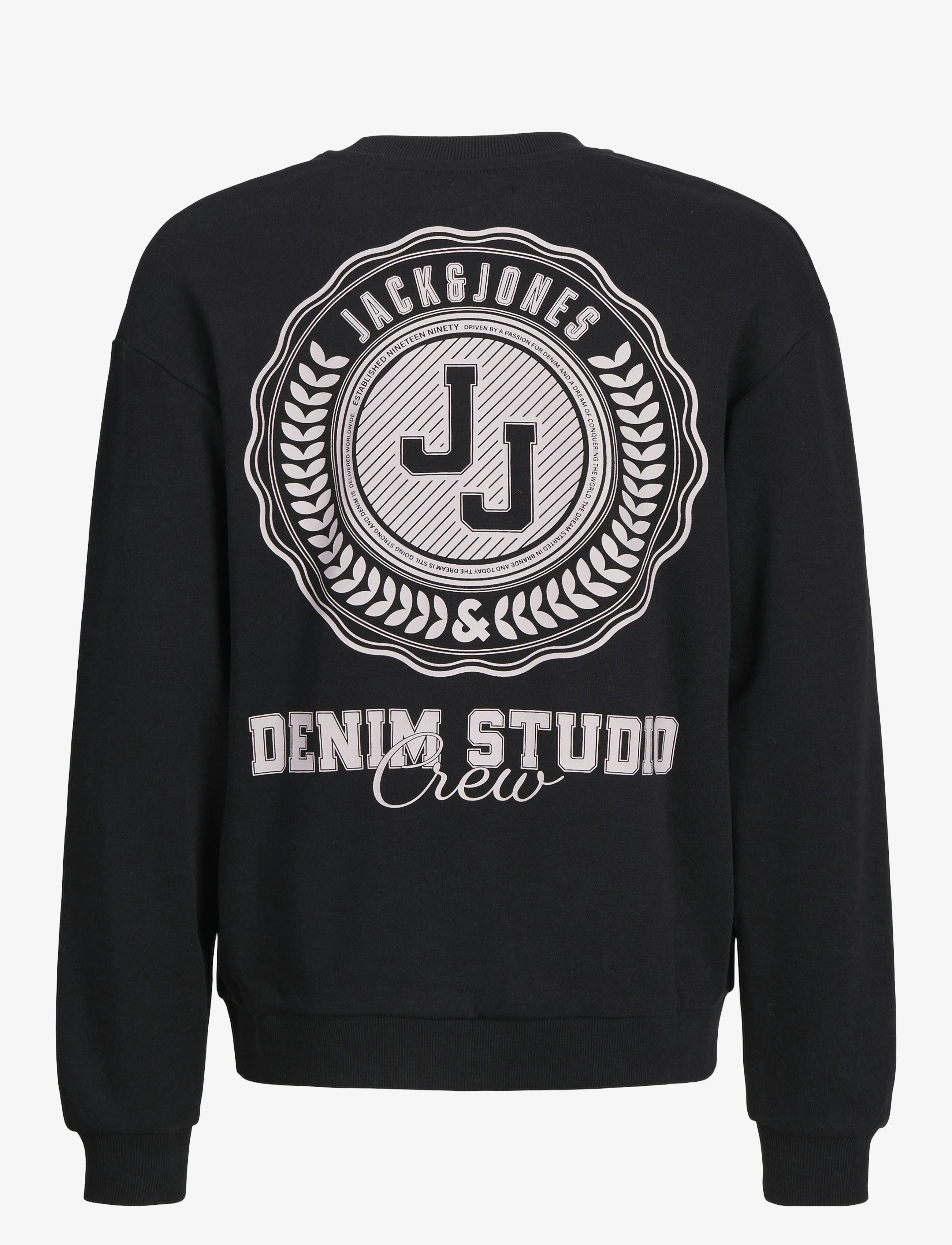 Jack & Jones - JJSTYD LOOSE GRAPHIC SWEAT C.NECK LN JNR - black - 1