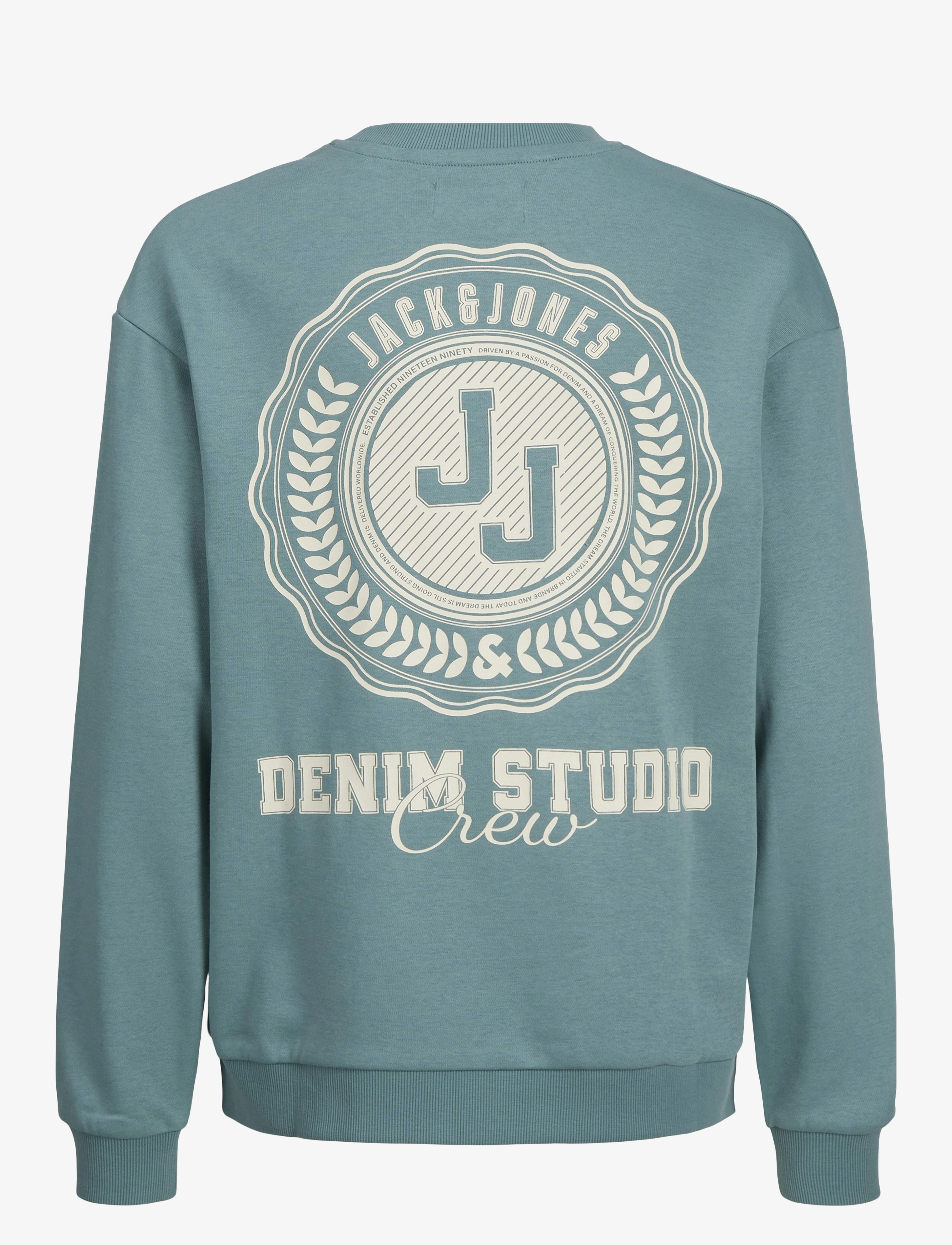 Jack & Jones - JJSTYD LOOSE GRAPHIC SWEAT C.NECK LN JNR - mineral blue - 1