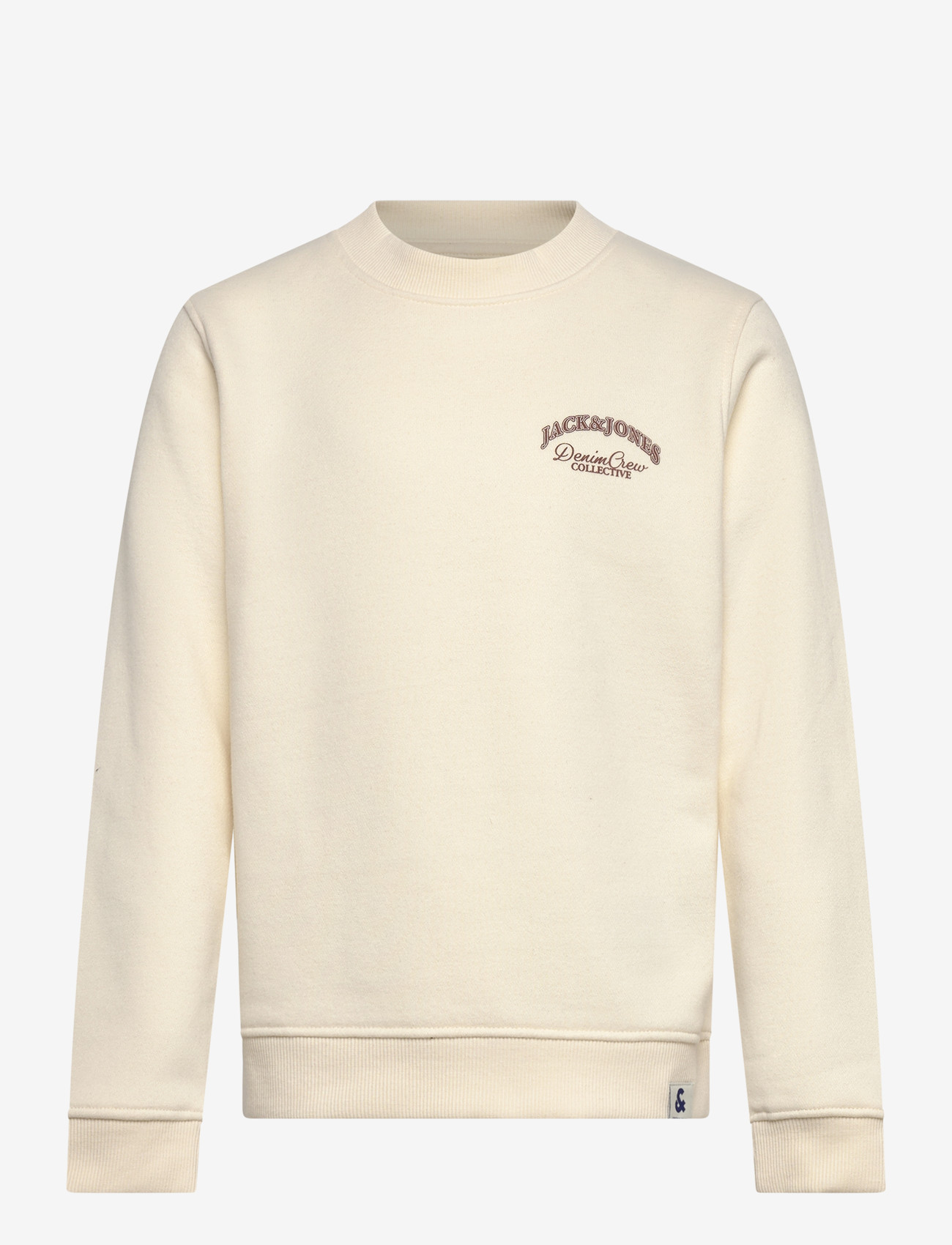 Jack & Jones - JJEBRANDES BACKP. RLX SWEAT C.N SN MNI - sweatshirts - antique white - 0
