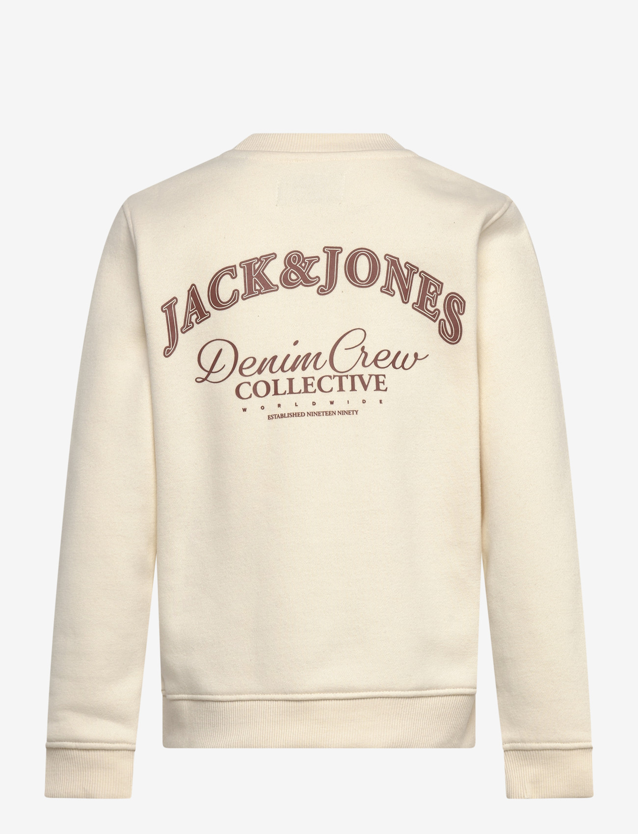 Jack & Jones - JJEBRANDES BACKP. RLX SWEAT C.N SN MNI - sweatshirts - antique white - 1