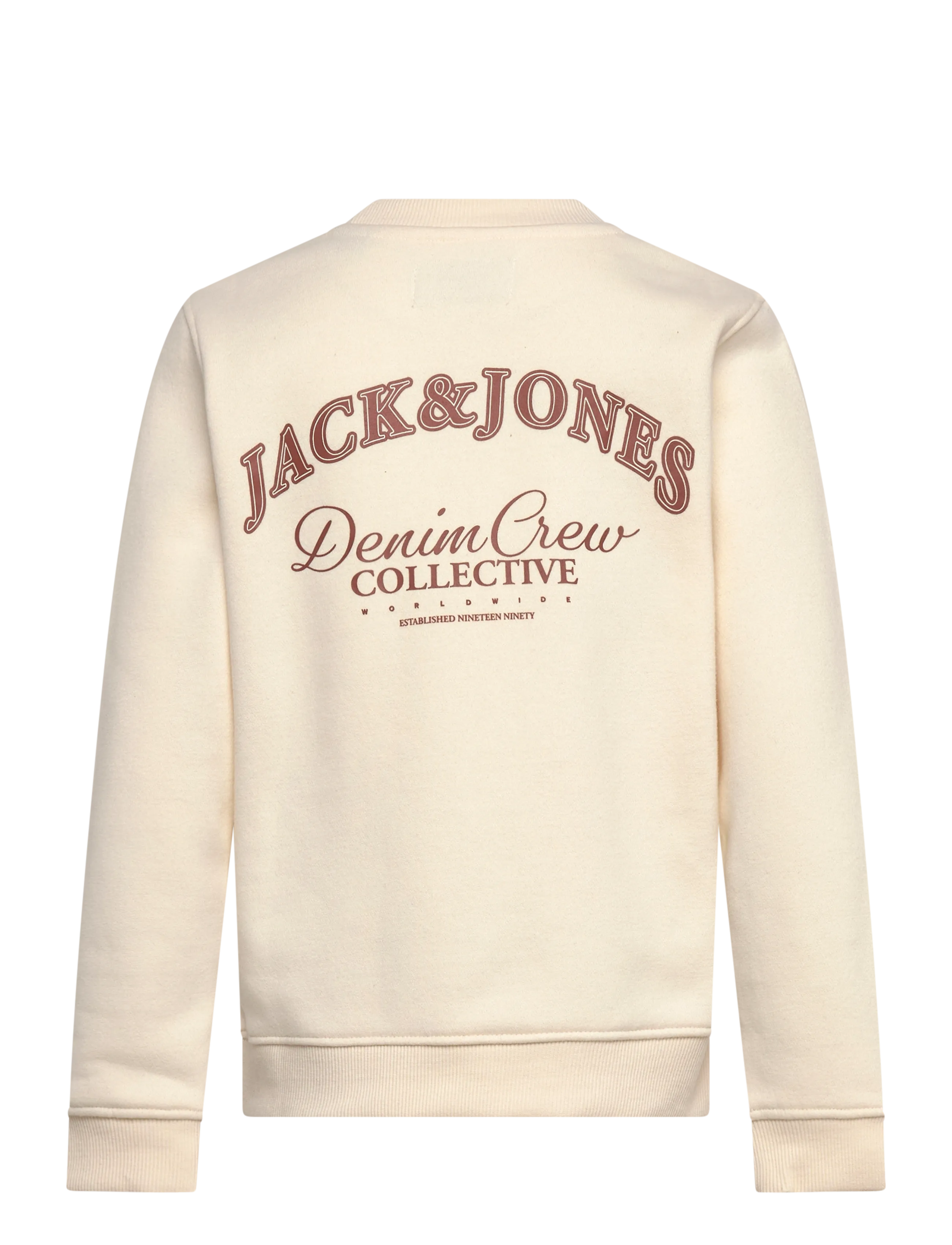 Jack & Jones - JJEBRANDES BACKP. RLX SWEAT C.N SN MNI - sweatshirts - antique white - 1