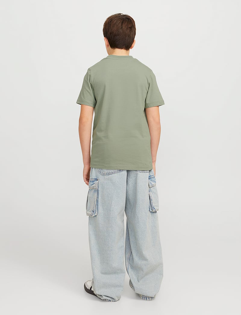 Jack & Jones - JJBEAU TEE SS CREW NECK JNR - kortærmede t-shirts - iceberg green - 3