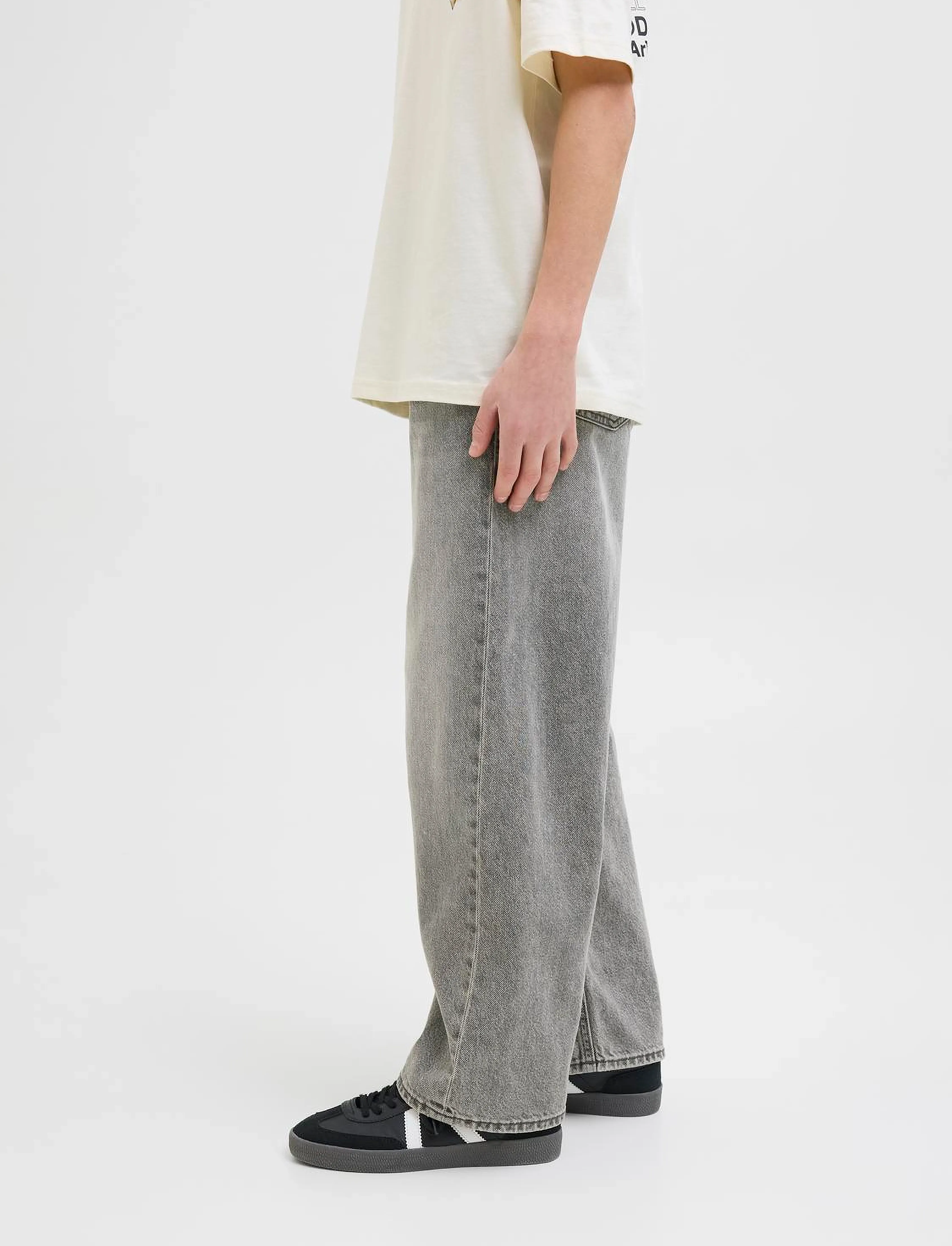 Jack & Jones - JJIRON JJORIGINAL SQ 204 NOOS JNR - loose jeans - grey denim - 3