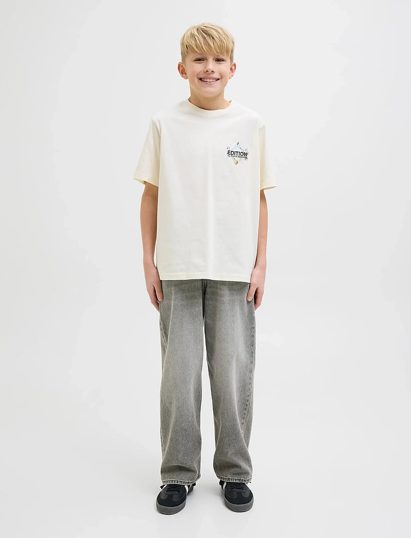 Jack & Jones - JJIRON JJORIGINAL SQ 204 NOOS JNR - loose jeans - grey denim - 4