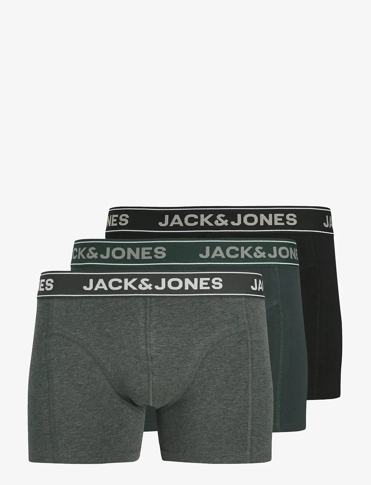 Jack & Jones - JACBLACK FRIDAY TRUNKS 3 PACK JNR - dark grey melange - 0