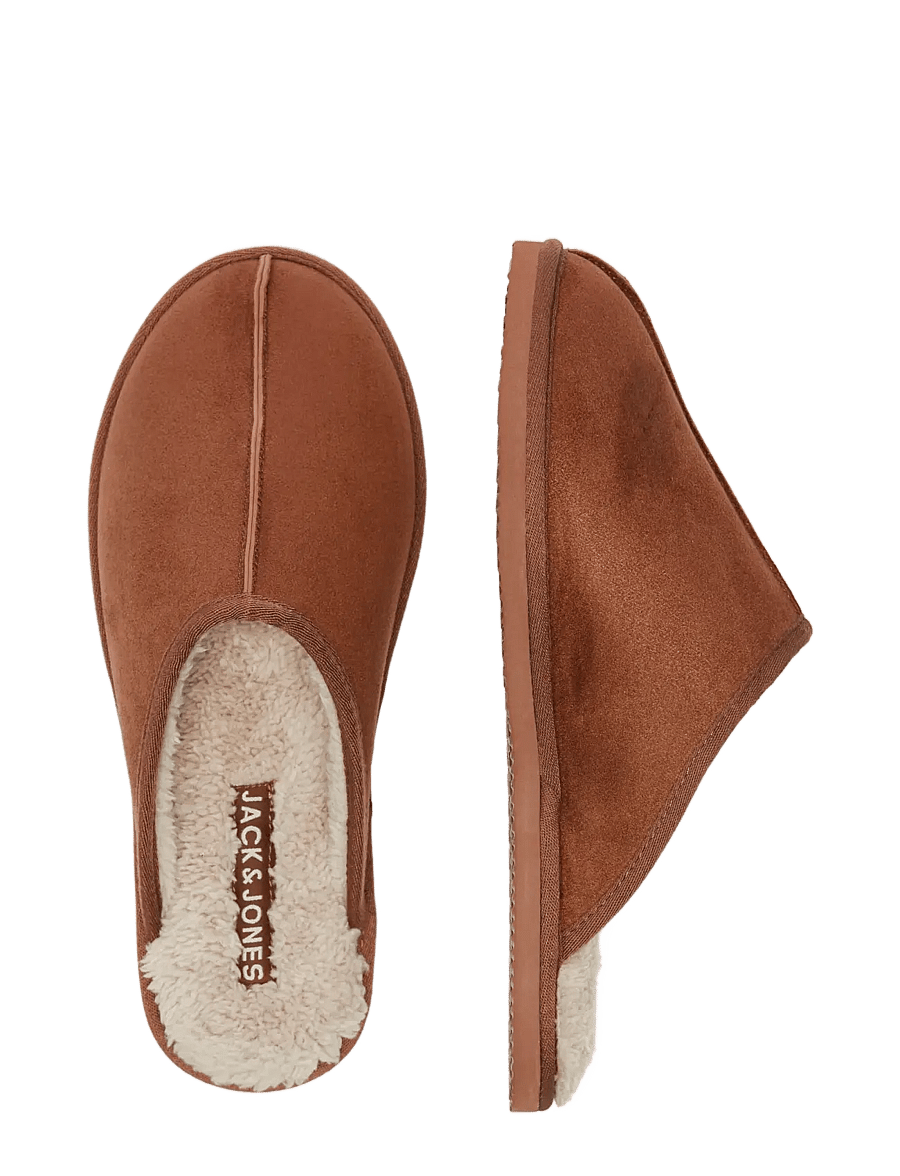 Jack & Jones - JFWDUDELY MICROFIBER SLIPPER PB JNR - inneskor - almond - 4