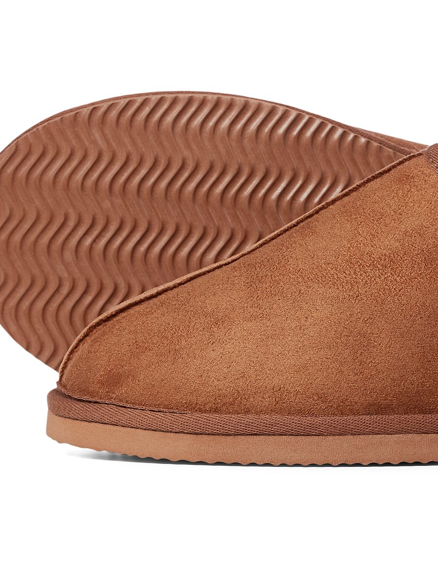 Jack & Jones - JFWDUDELY MICROFIBER SLIPPER PB JNR - inneskor - almond - 5