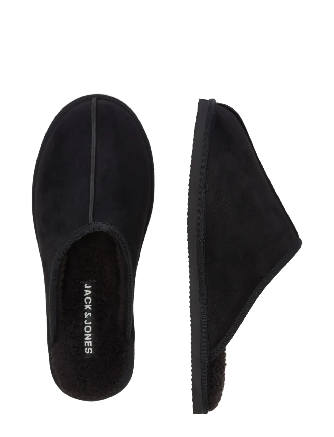 Jack & Jones - JFWDUDELY MICROFIBER SLIPPER PB JNR - anthracite - 4