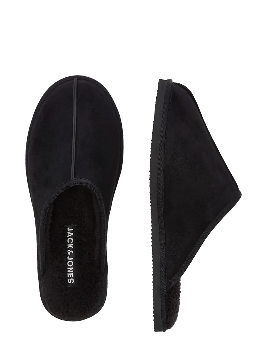 Jack & Jones - JFWDUDELY MICROFIBER SLIPPER PB JNR - hausschuhe - anthracite - 4