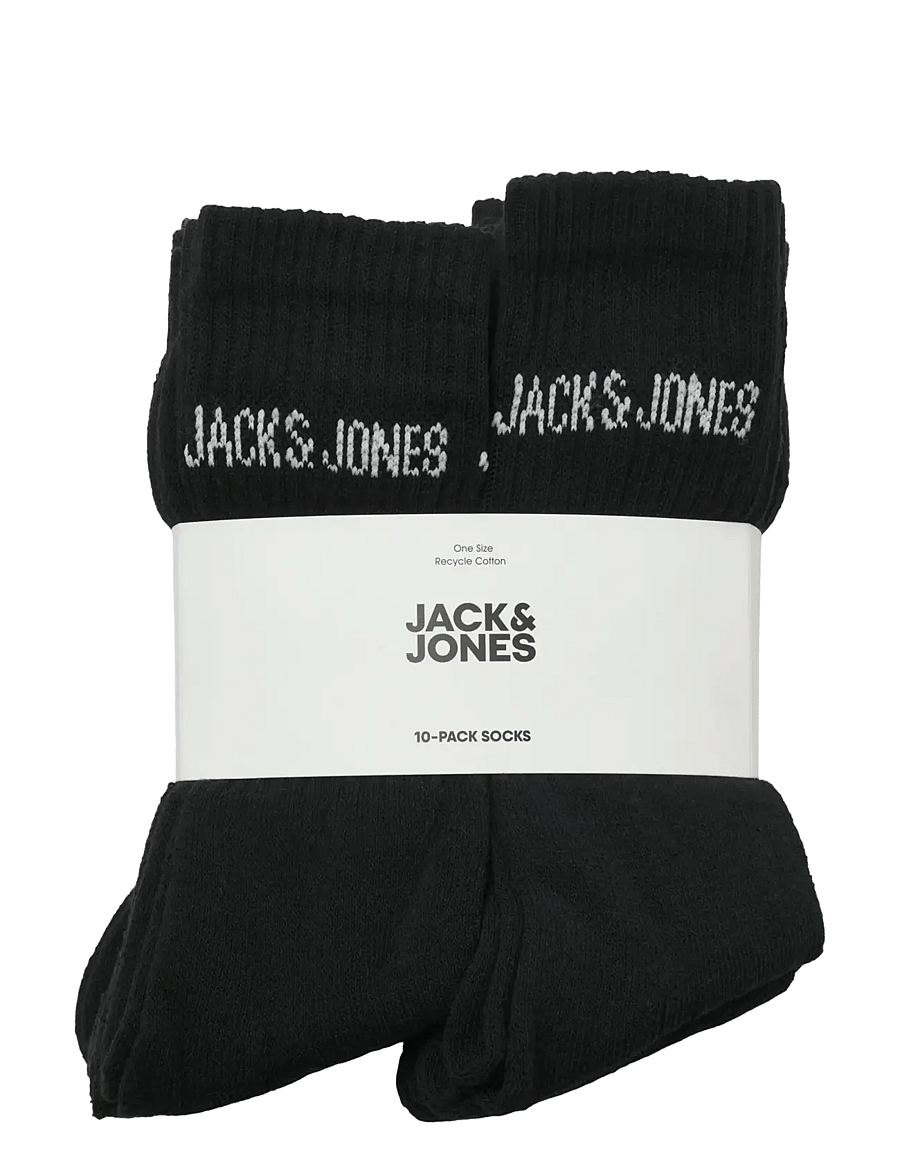 Jack & Jones - JACREGEN TENNIS SOCKS 10 PACK JNR LN - strümpfe - black - 1