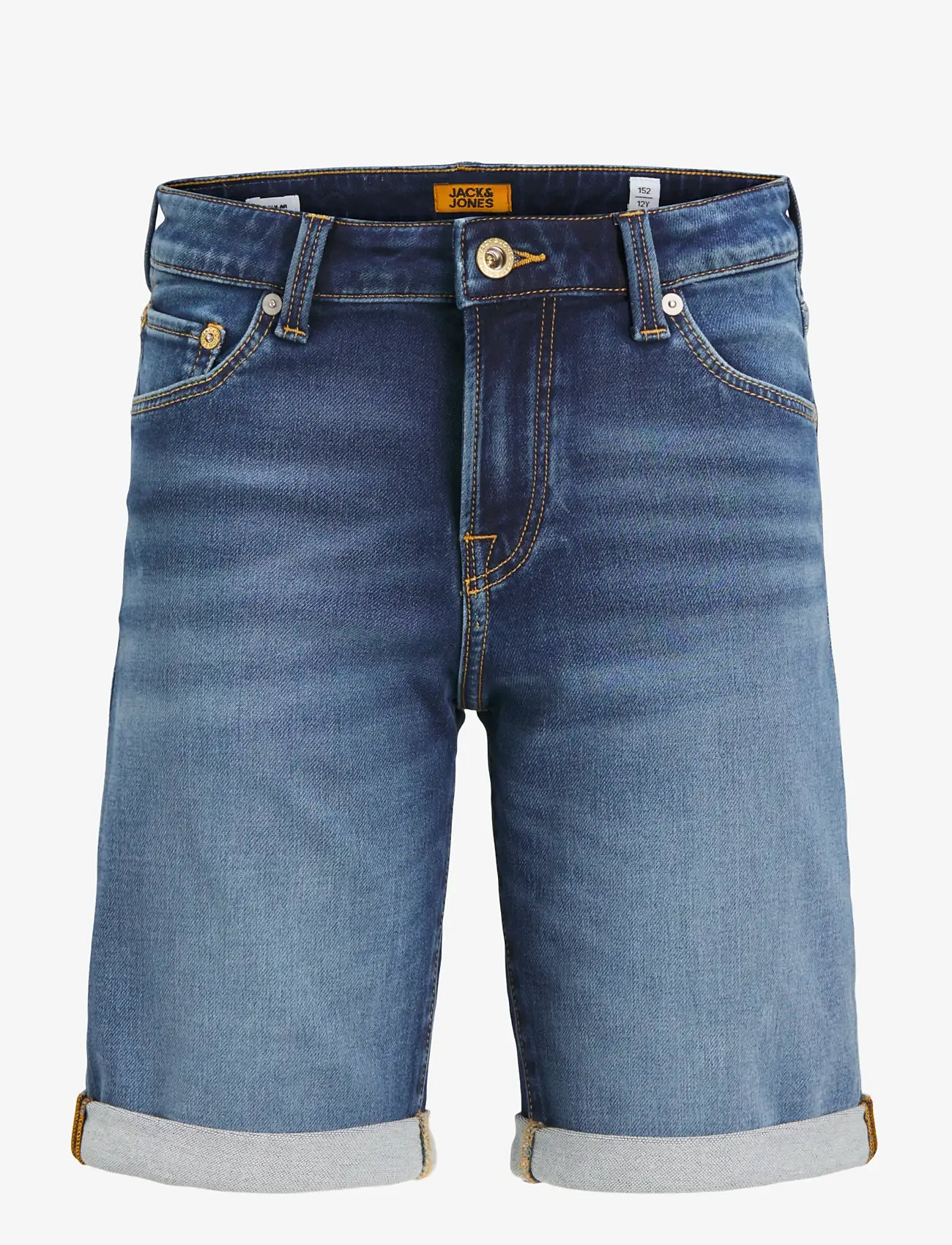 Jack & Jones - JJIRICK JJICON SHORTS GE 132 I.K SN MNI - jeansshorts - blue denim - 0