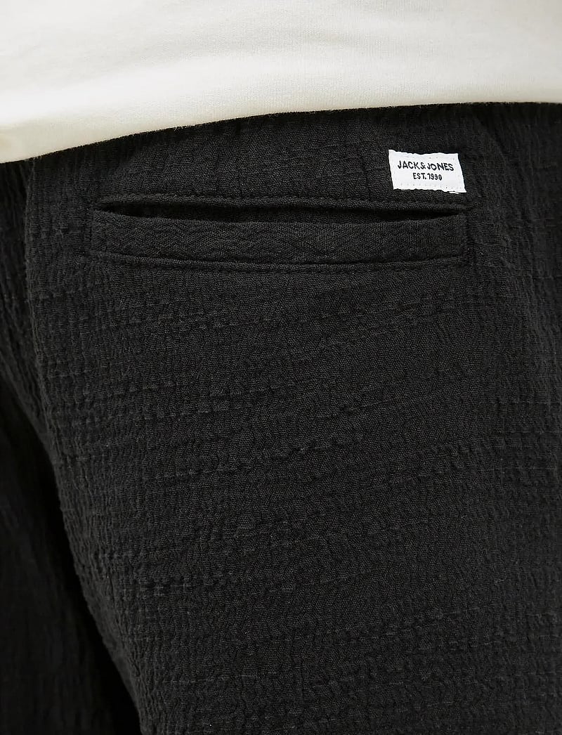 Jack & Jones - JPSTJAIDEN JJCRINKLE JOGGER SHORT JNR - black - 4