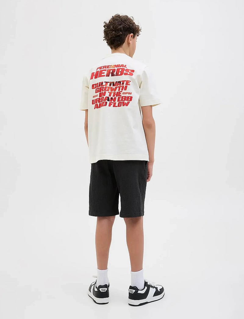 Jack & Jones - JPSTJAIDEN JJCRINKLE JOGGER SHORT JNR - black - 5