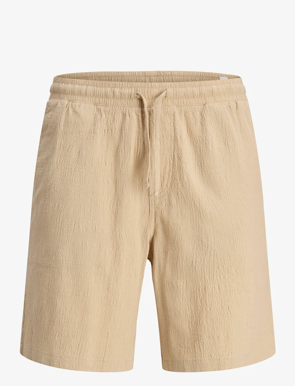 Jack & Jones - JPSTJAIDEN JJCRINKLE JOGGER SHORT JNR - casual shorts - safari - 0