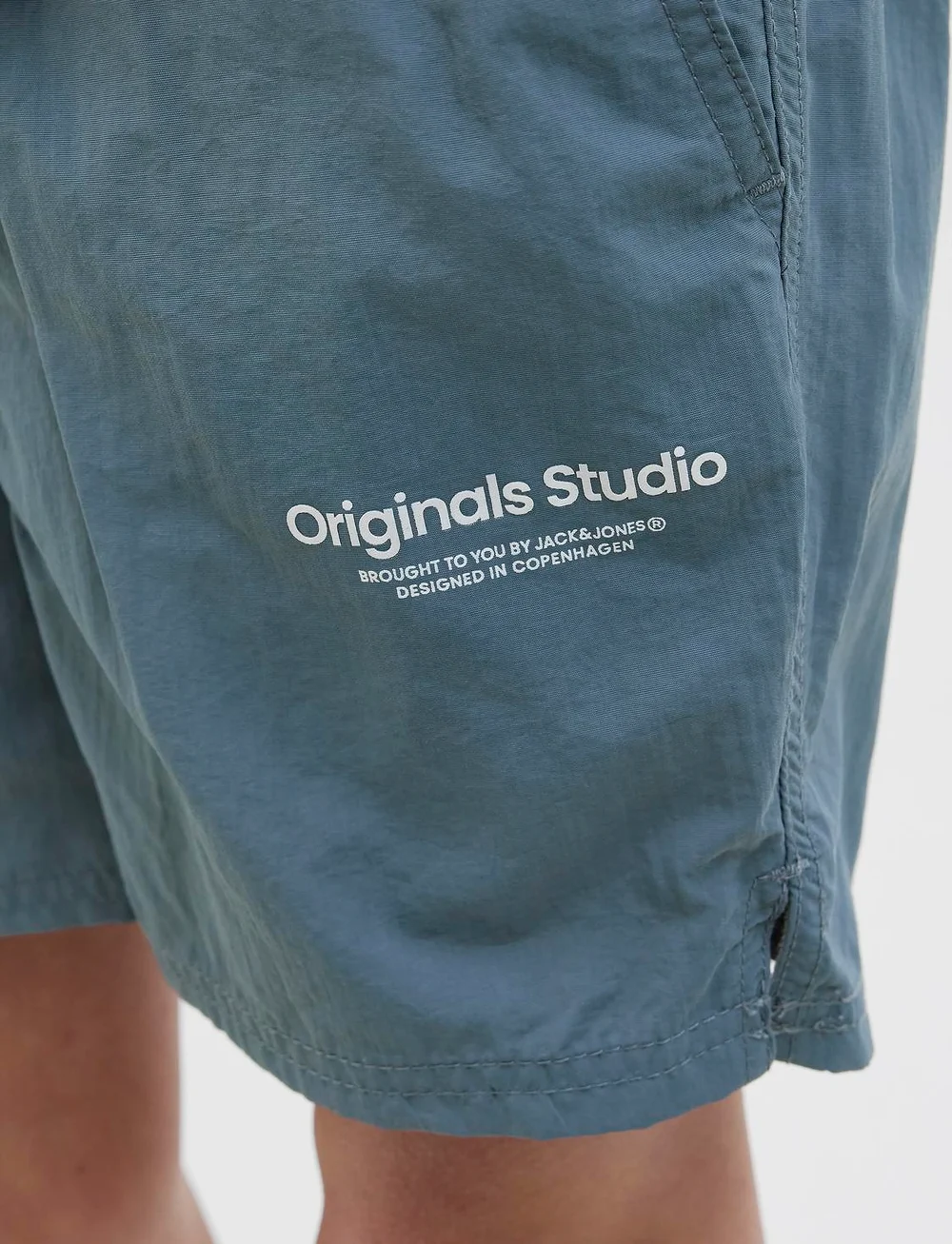 Jack & Jones - JPSTMAUI JJSWIM SHORTS VESTERBRO SN JNR - badehosen - stormy weather - 3