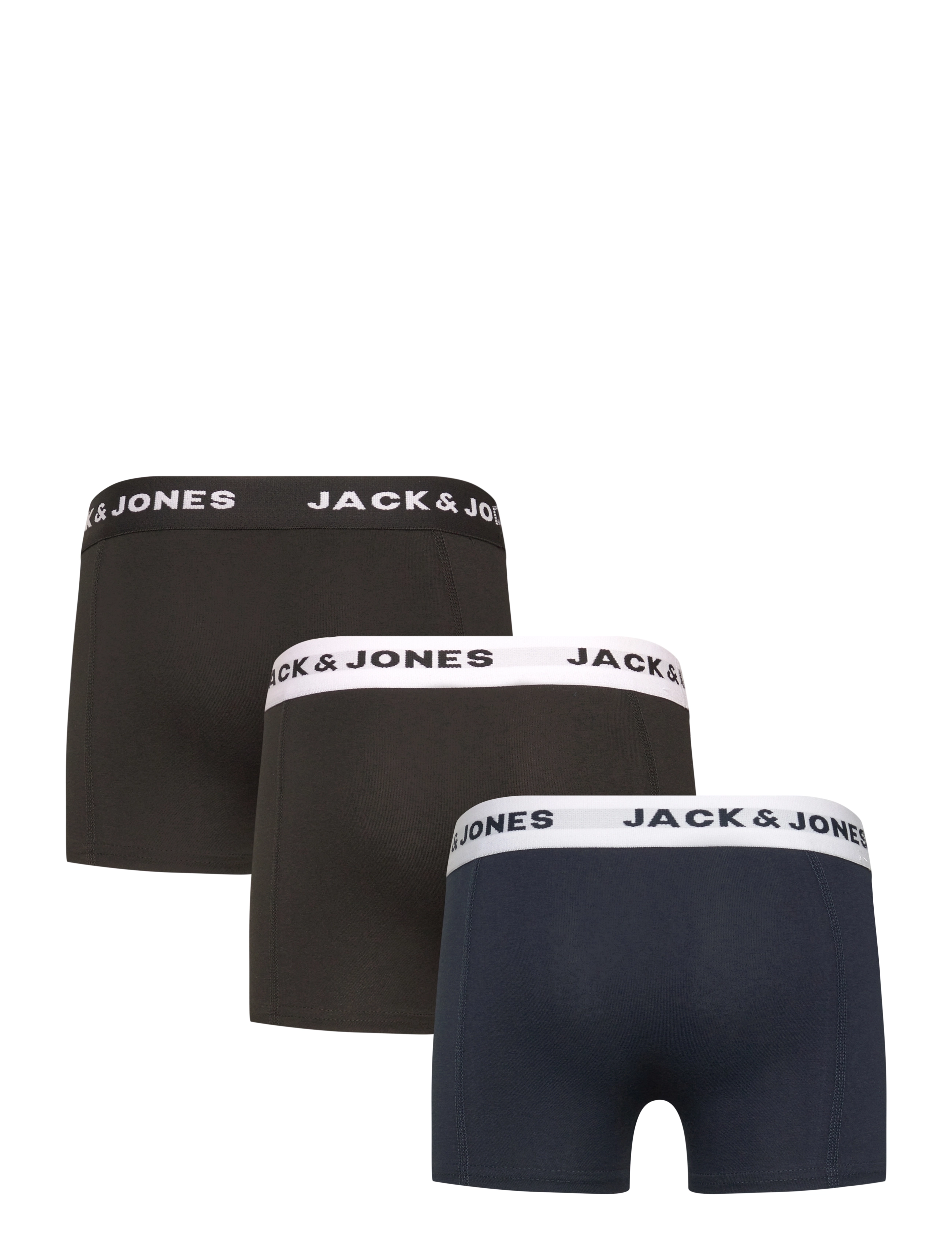 Jack & Jones - JACBASIC TRUNKS 3 PACK JNR - black - 1