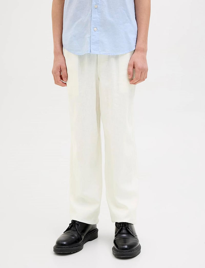 Jack & Jones - JPSTBILL JJPAROS JOGGER PANT SN JNR - byxor - antique white - 3