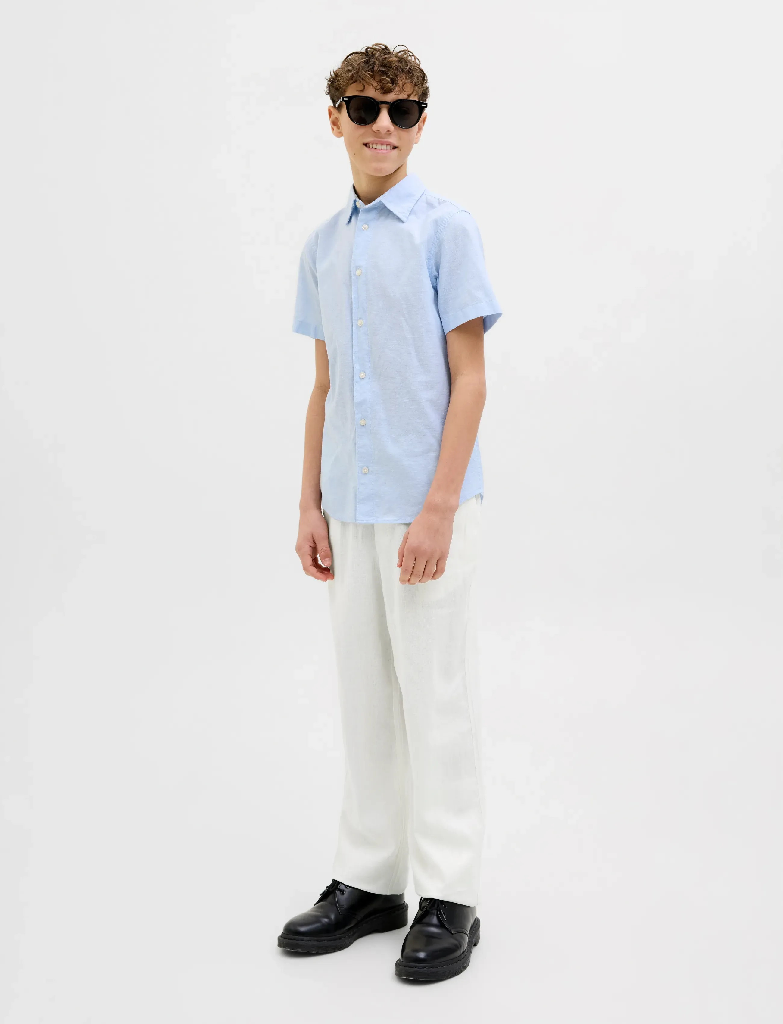 Jack & Jones - JPSTBILL JJPAROS JOGGER PANT SN JNR - bukser - antique white - 4