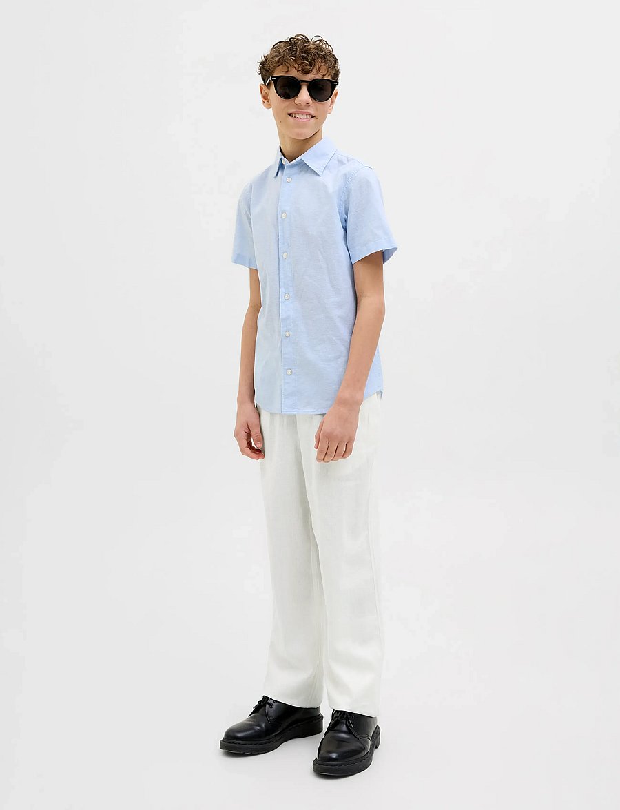 Jack & Jones - JPSTBILL JJPAROS JOGGER PANT SN JNR - byxor - antique white - 4