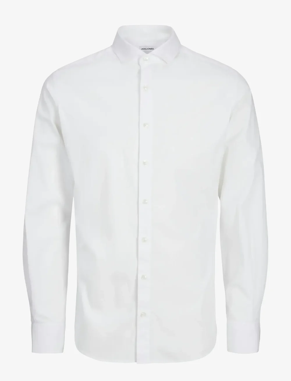 Jack & Jones - JJEAXEL STRETCH SHIRT LS NOOS MNI - long-sleeved shirts - white - 0