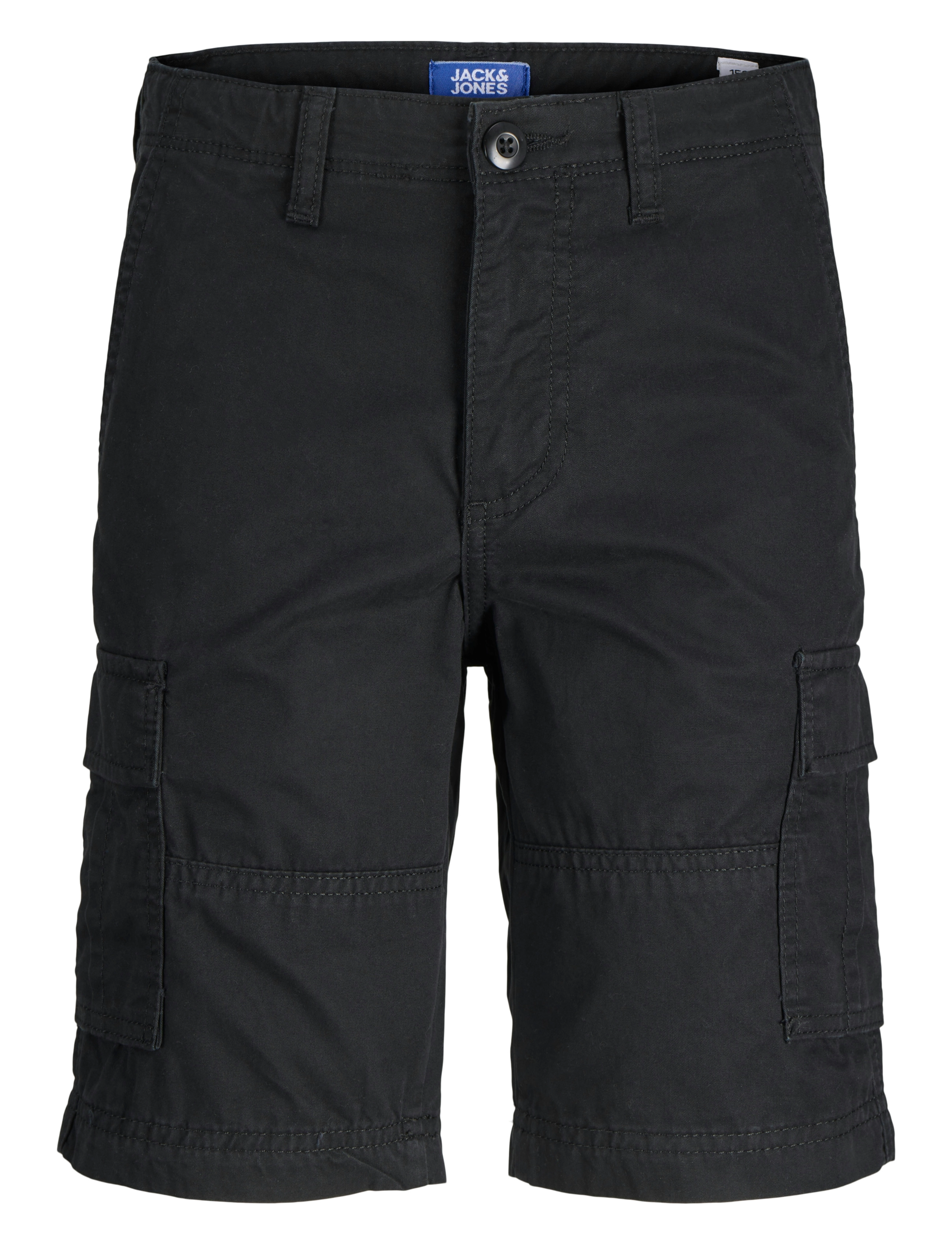 Jack & Jones JPSTCOLE JJMATEO CARGO SHORT JNR - Kleidung - BLACK / black