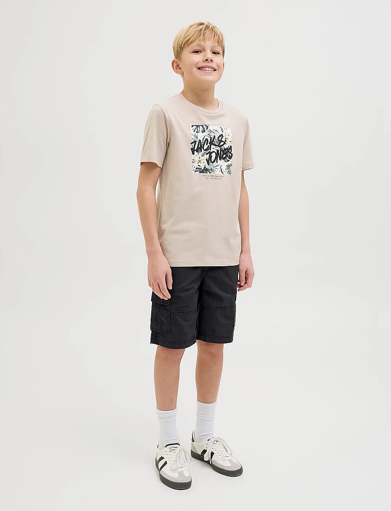 Jack & Jones - JPSTCOLE JJMATEO CARGO SHORT JNR - cargo shorts - black - 5