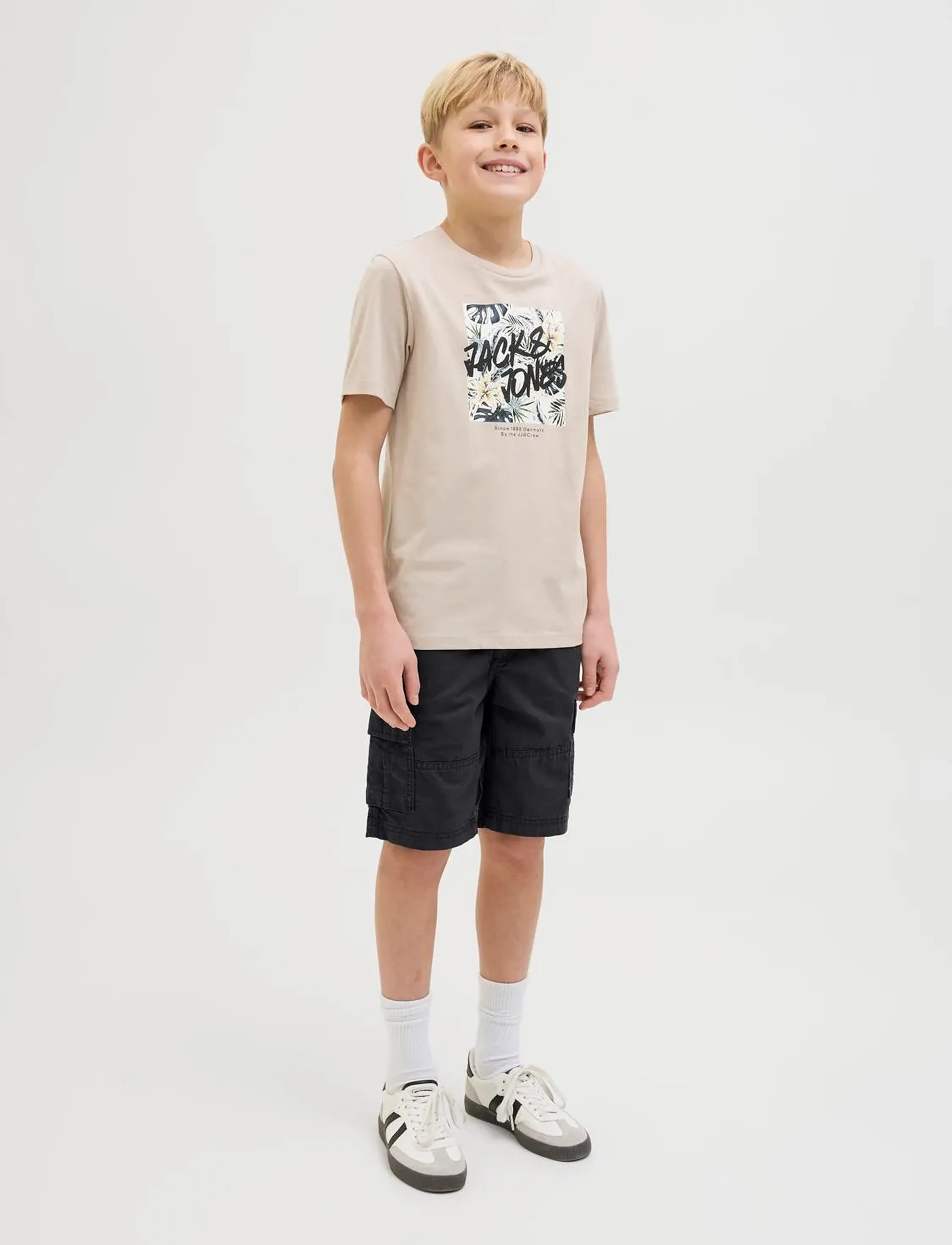 Jack & Jones - JPSTCOLE JJMATEO CARGO SHORT JNR - black - 5