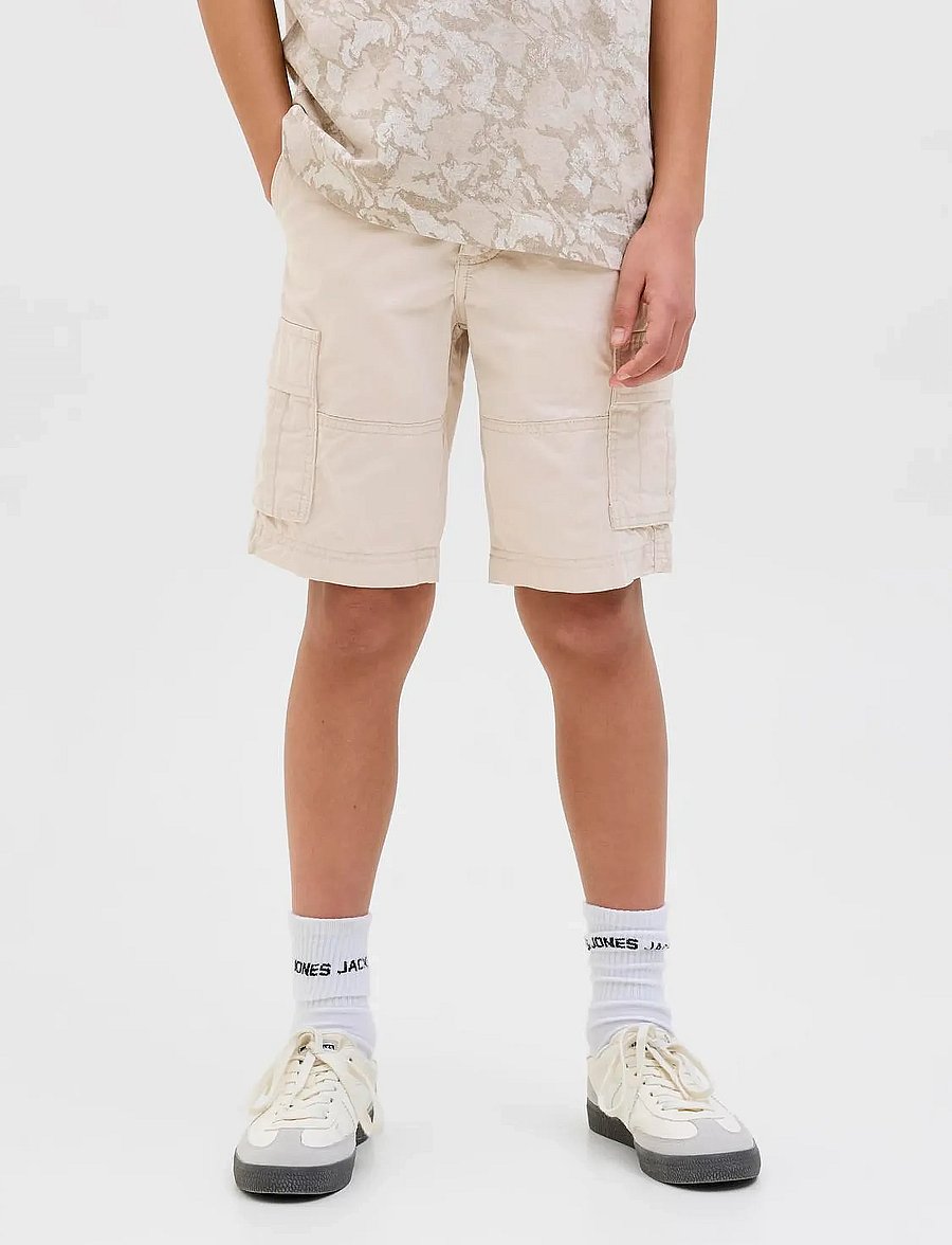 Jack & Jones - JPSTCOLE JJMATEO CARGO SHORT JNR - moonbeam - 0